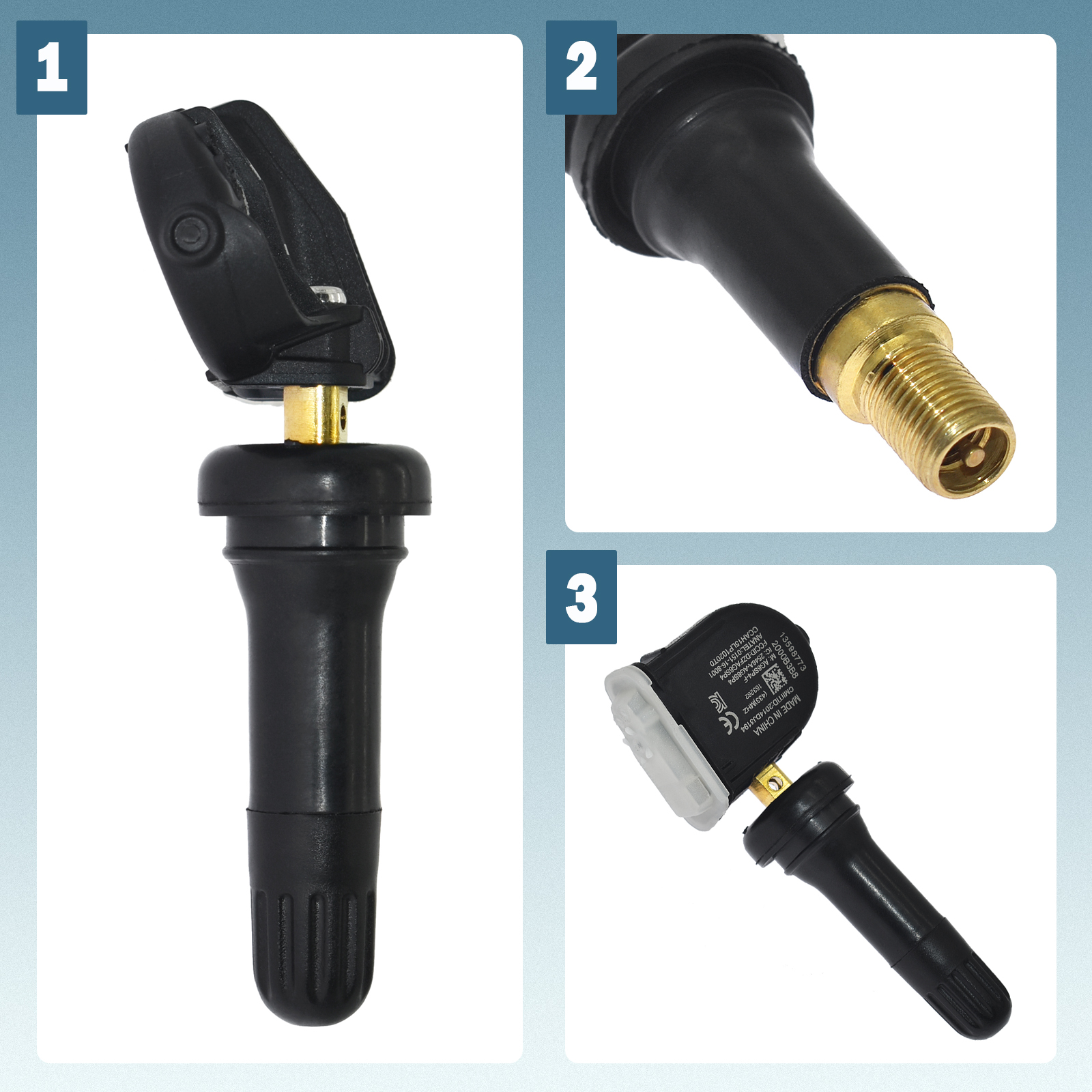 TPMS Tire Pressure Monitoring Sensor 13598773P4 angle 7
