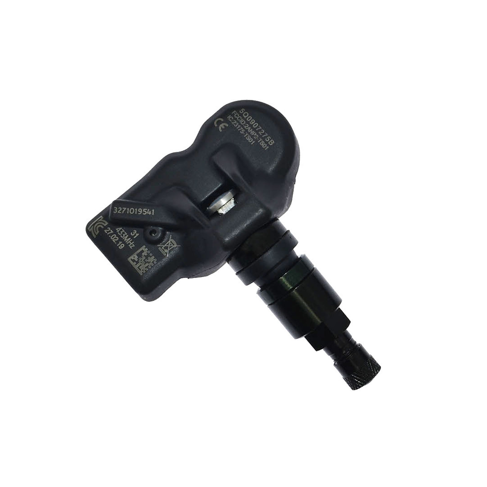 TPMS Tire Pressure Monitoring Sensor 5Q0907275BBlack angle 5