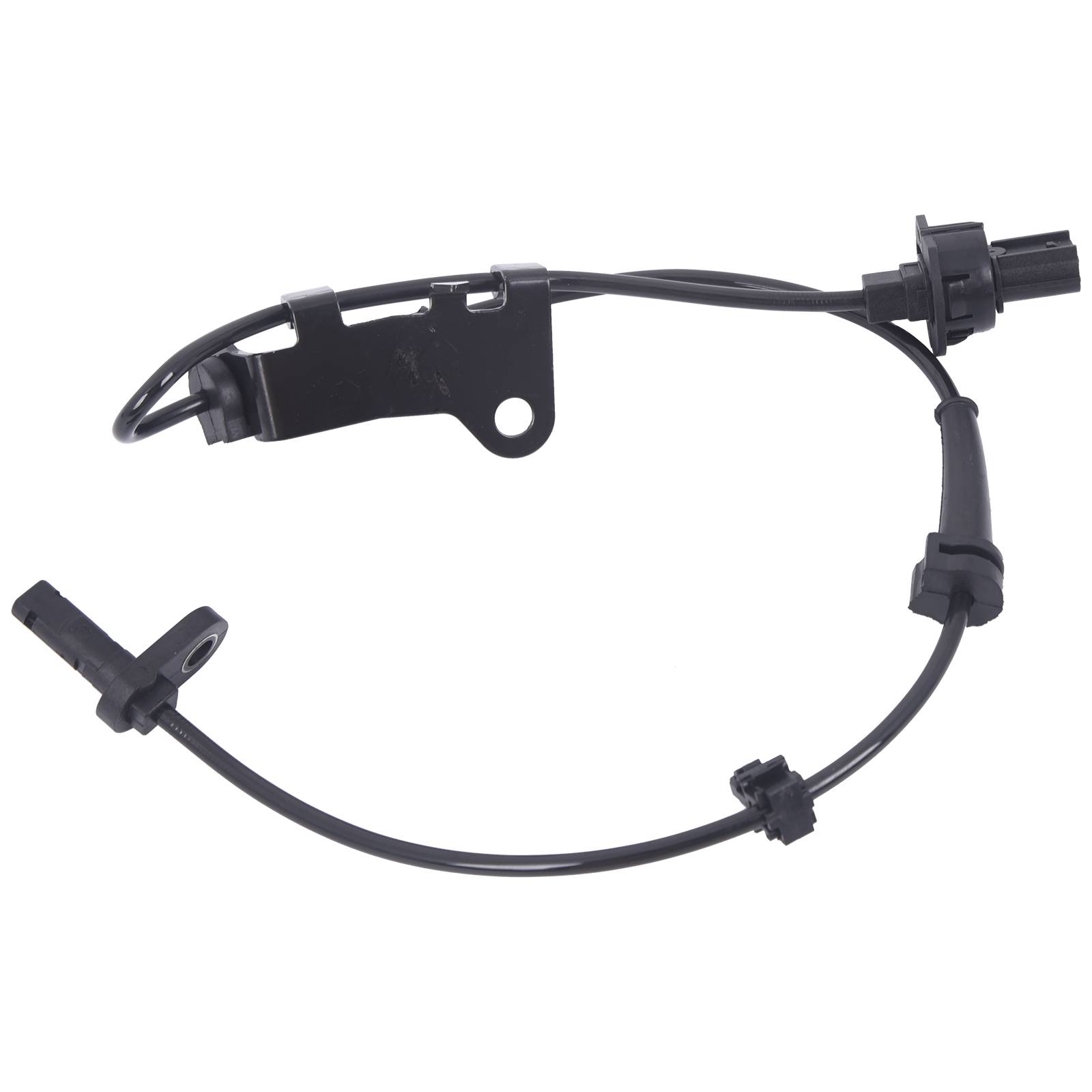4Pcs Front + Rear ABS Wheel Speed Sensor for Honda Fit 2009-2013 L4 1.5L 2-Pins angle 7
