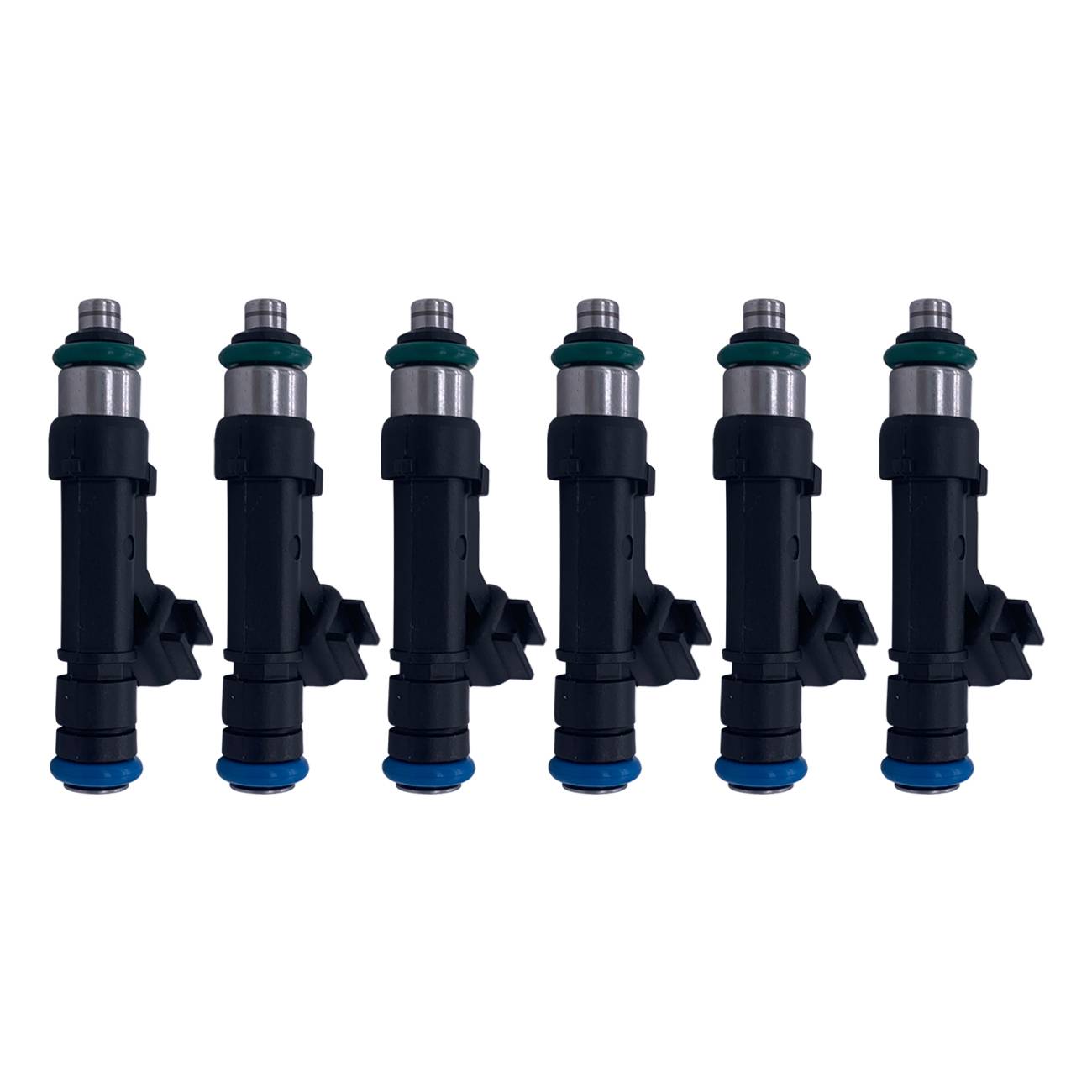 6Pcs Fuel Injectors 0280158020 Fits Jeep Liberty Dodge Dakota Mitsubishi 3.7L angle 2