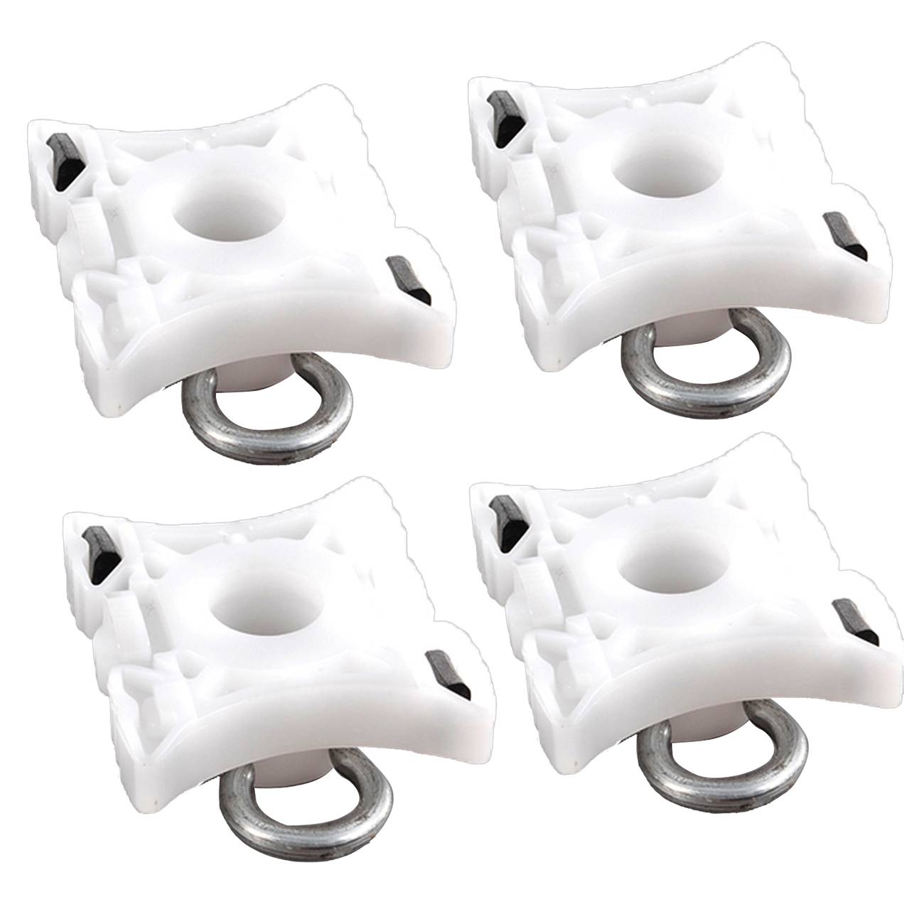 Sada 4 posuvných pivotních klipů mechanismu stahování oken 51321938884 pro BMW E32 E34 E36 E92 E93 angle 5