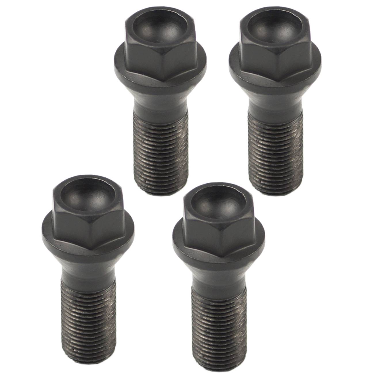 Černé šrouby kol, 4 kusy, M14 x1.25, pro BMW F20 F30 F07 F25 E70 36136890324 angle 4