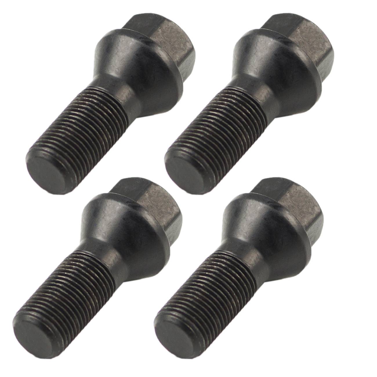 Černé šrouby kol, 4 kusy, M14 x1.25, pro BMW F20 F30 F07 F25 E70 36136890324 angle 2