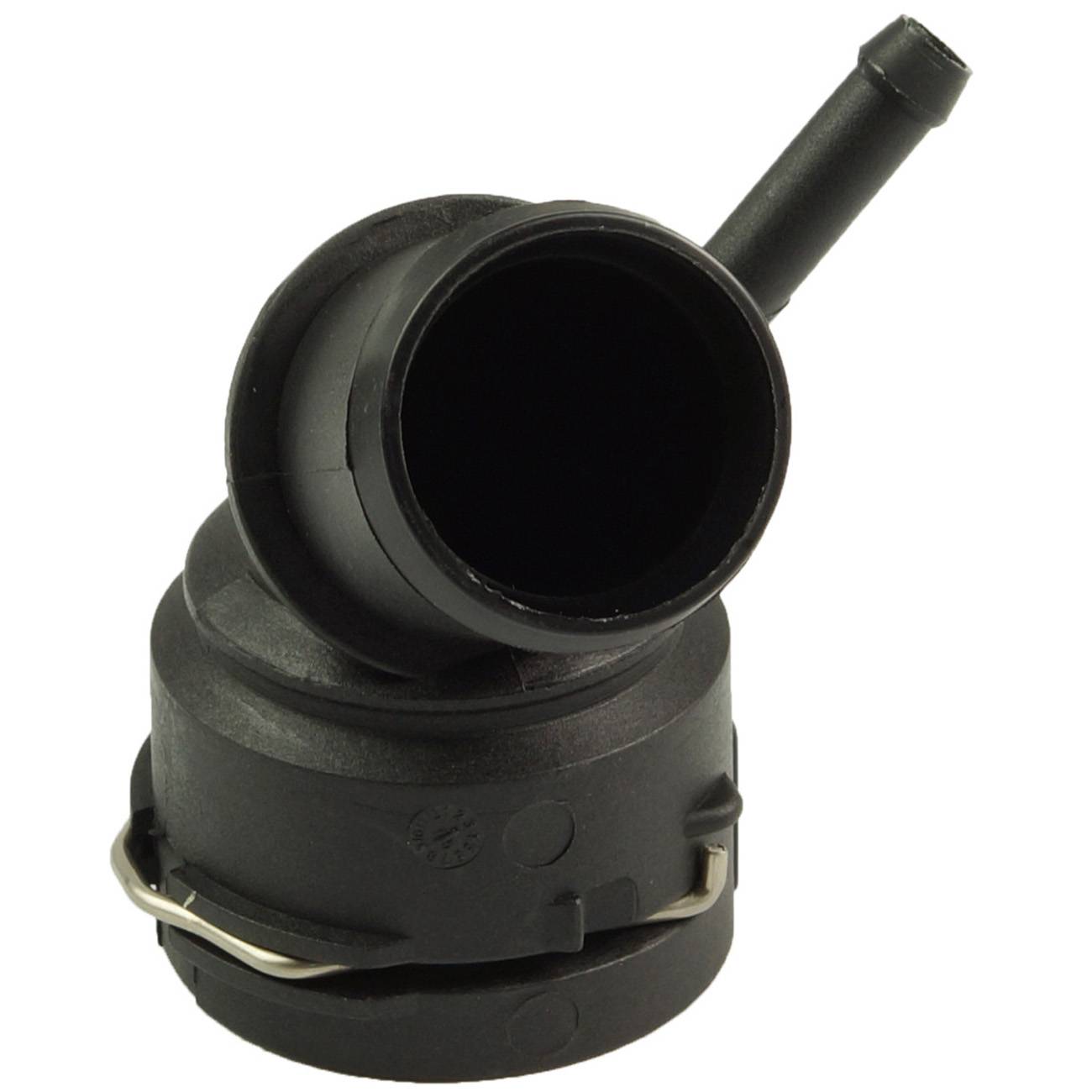 Spojka horní hadice chladiče pro VW Golf Jetta Rabbit Beetle 6Q0122291E angle 2