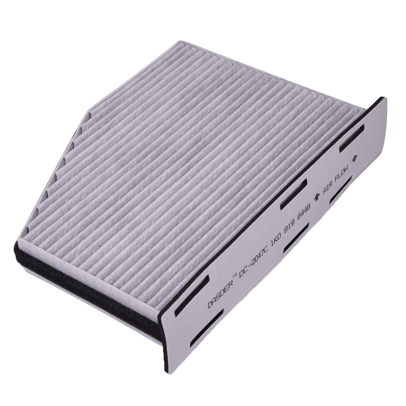 Cabin Air Filter for Volkswagen Golf Jetta Passat Audi A3 Q3 TT 1K0819644A angle 4