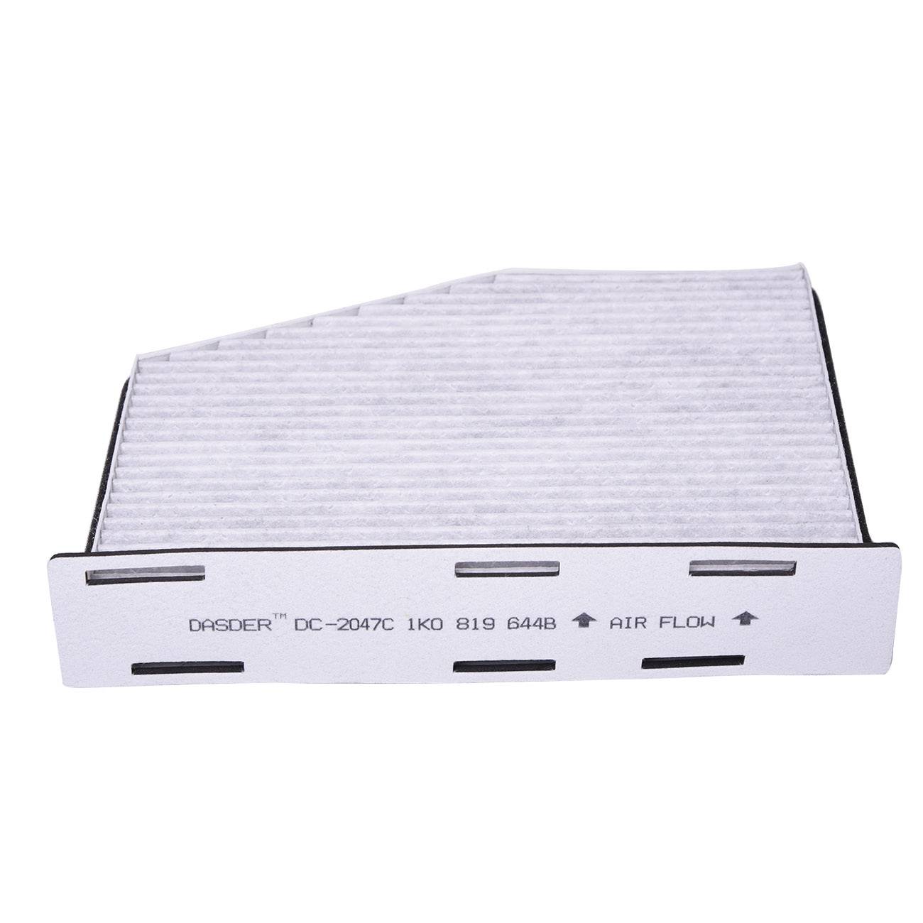 Cabin Air Filter for Volkswagen Golf Jetta Passat Audi A3 Q3 TT 1K0819644A angle 3