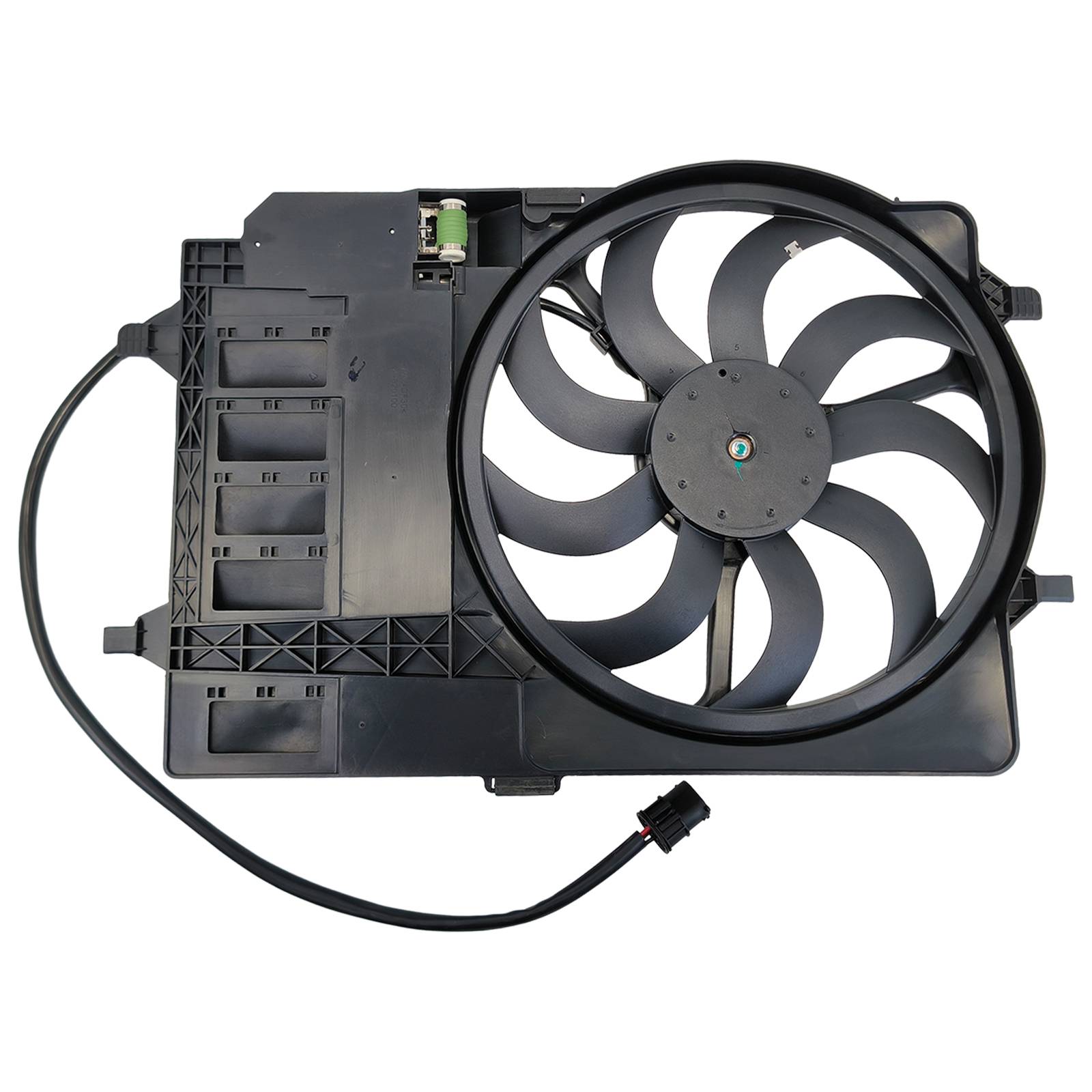 Sestava elektrického chladicího ventilátoru chladiče pro Mini Cooper 2003–2008 1.6L L4 — OE: 17117541092 angle 2