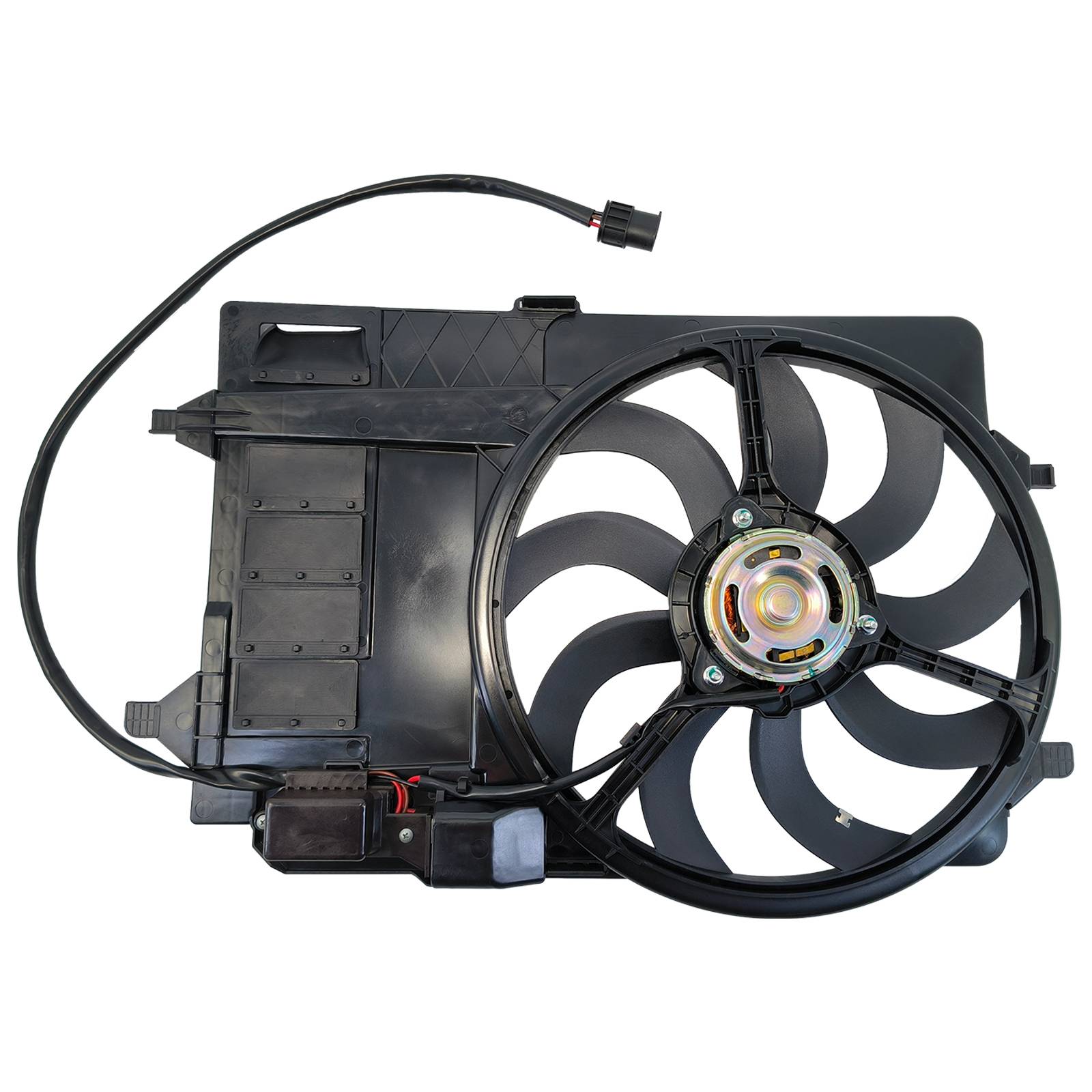 Sestava elektrického chladicího ventilátoru chladiče pro Mini Cooper 2003–2008 1.6L L4 — OE: 17117541092