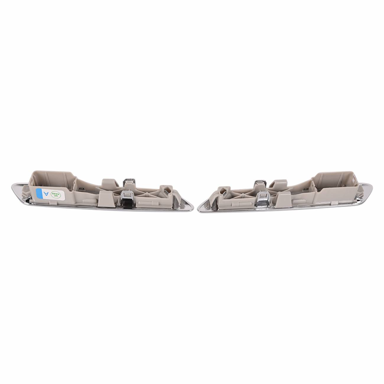 Sada 2 chromovaných lišt předních blatníků, levá a pravá, pro BMW F10 528i řady 5 Sedan 2013–2016 A0147A0094 angle 2