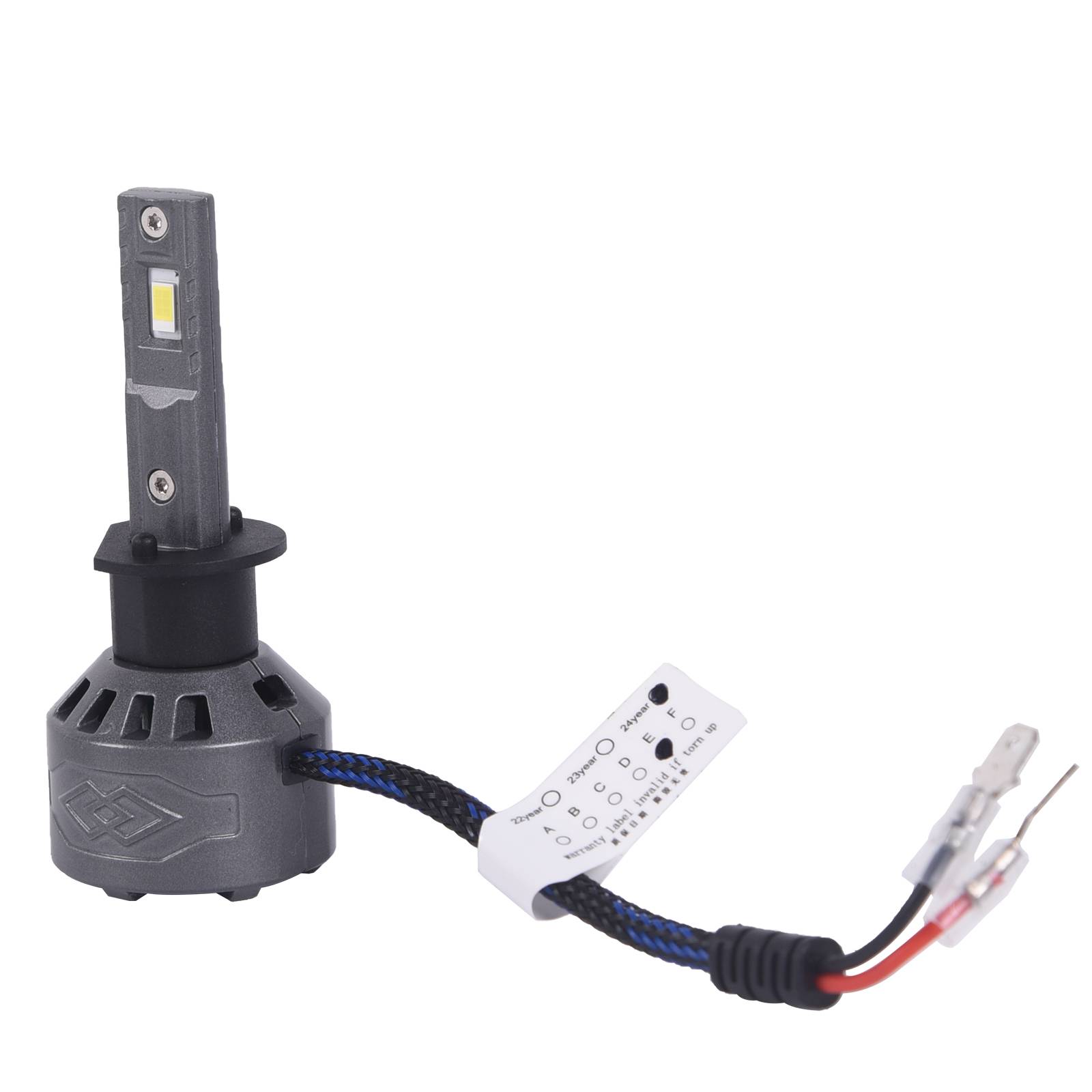 Žárovky LED do světlometu H1, jas 8000 lm/sada, bílé světlo 6000 K A0512A0002 angle 6