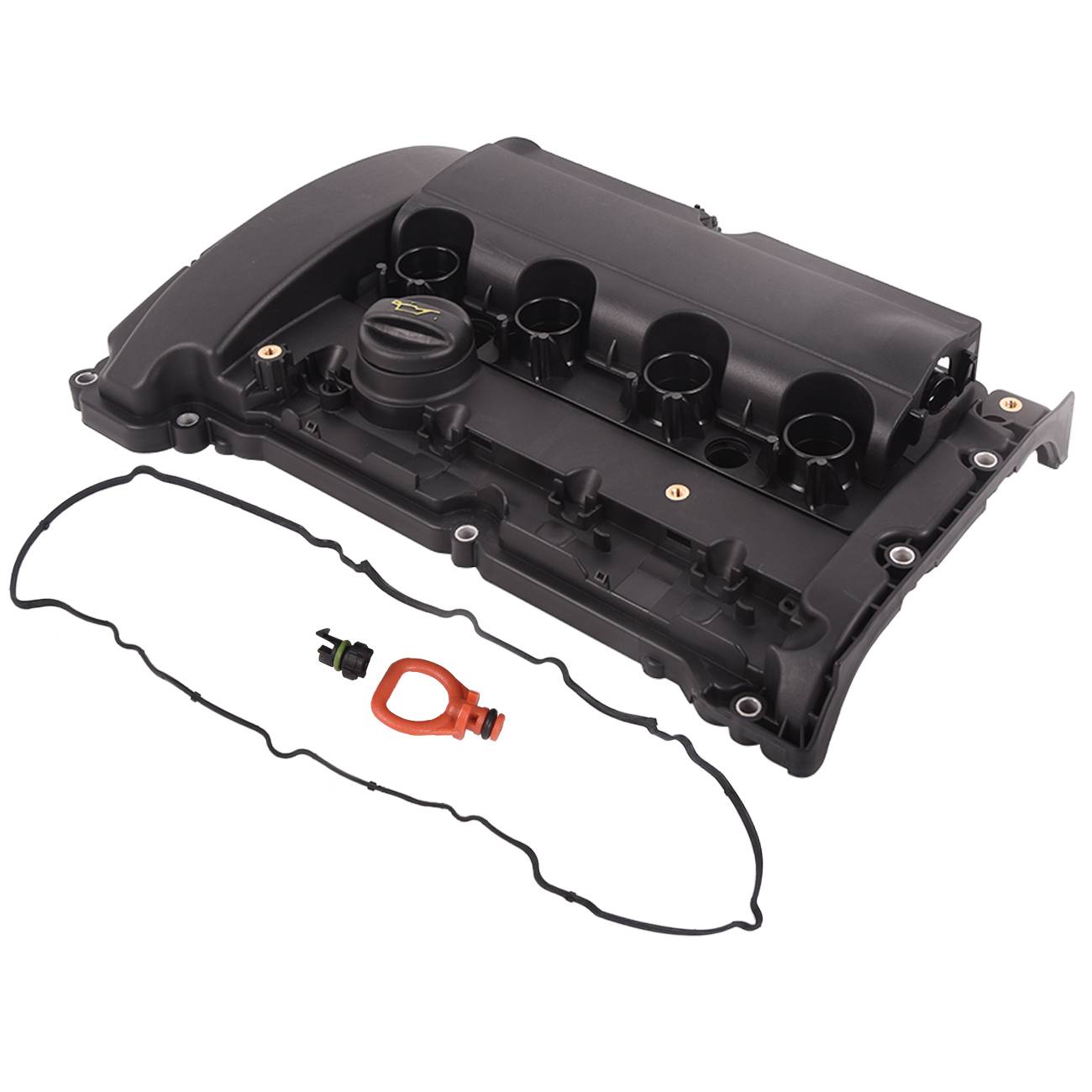 Engine Valve Cover w/Gasket Fits Mini Cooper S JCW R55 R56 R57 R60 1.6L 2007-12 angle 2