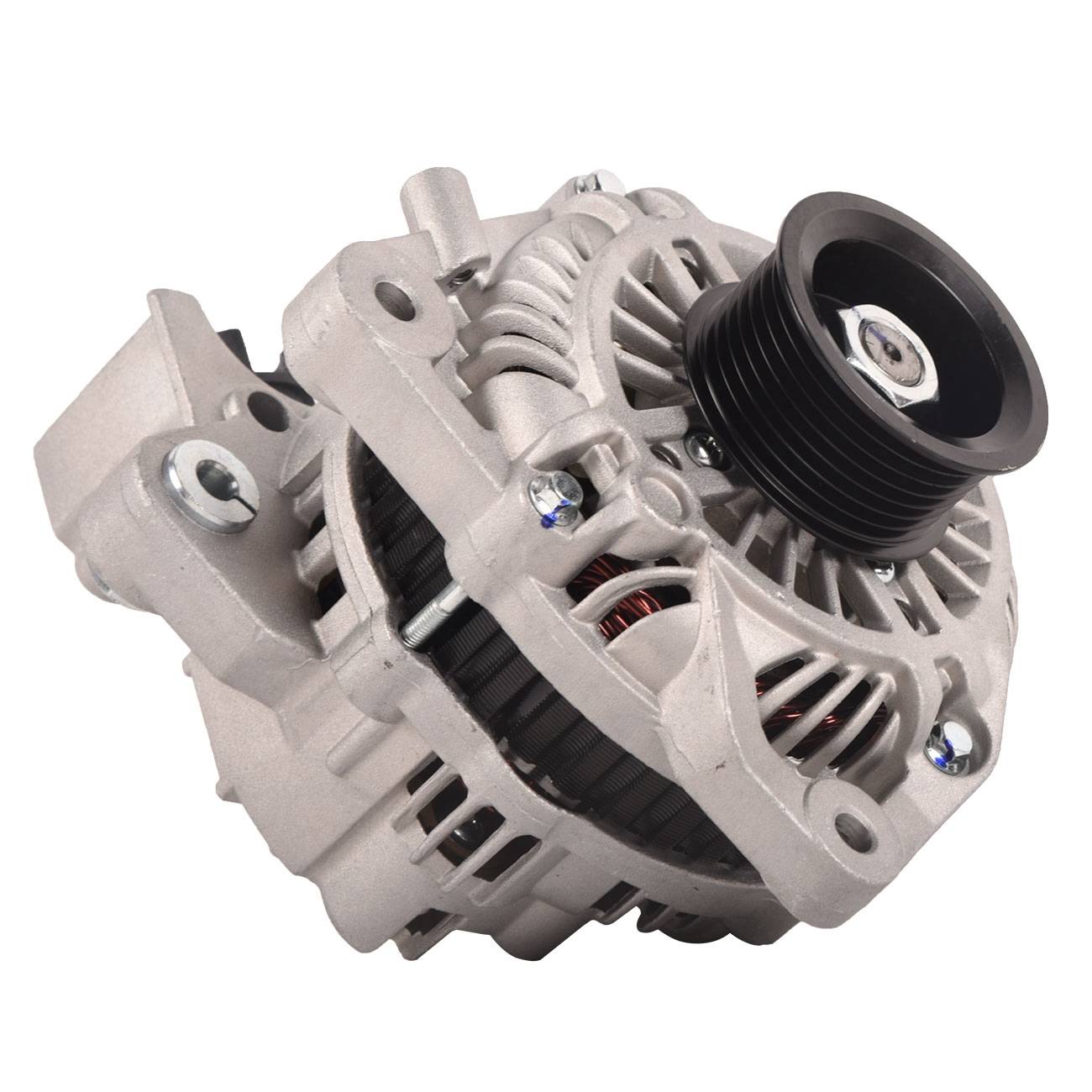 Hliníkový alternátor pro Honda Civic 2006, 2007–2011 L4 1.8L 80 A 12 V, 7drážková řemenice CW A0282A0193 angle 6