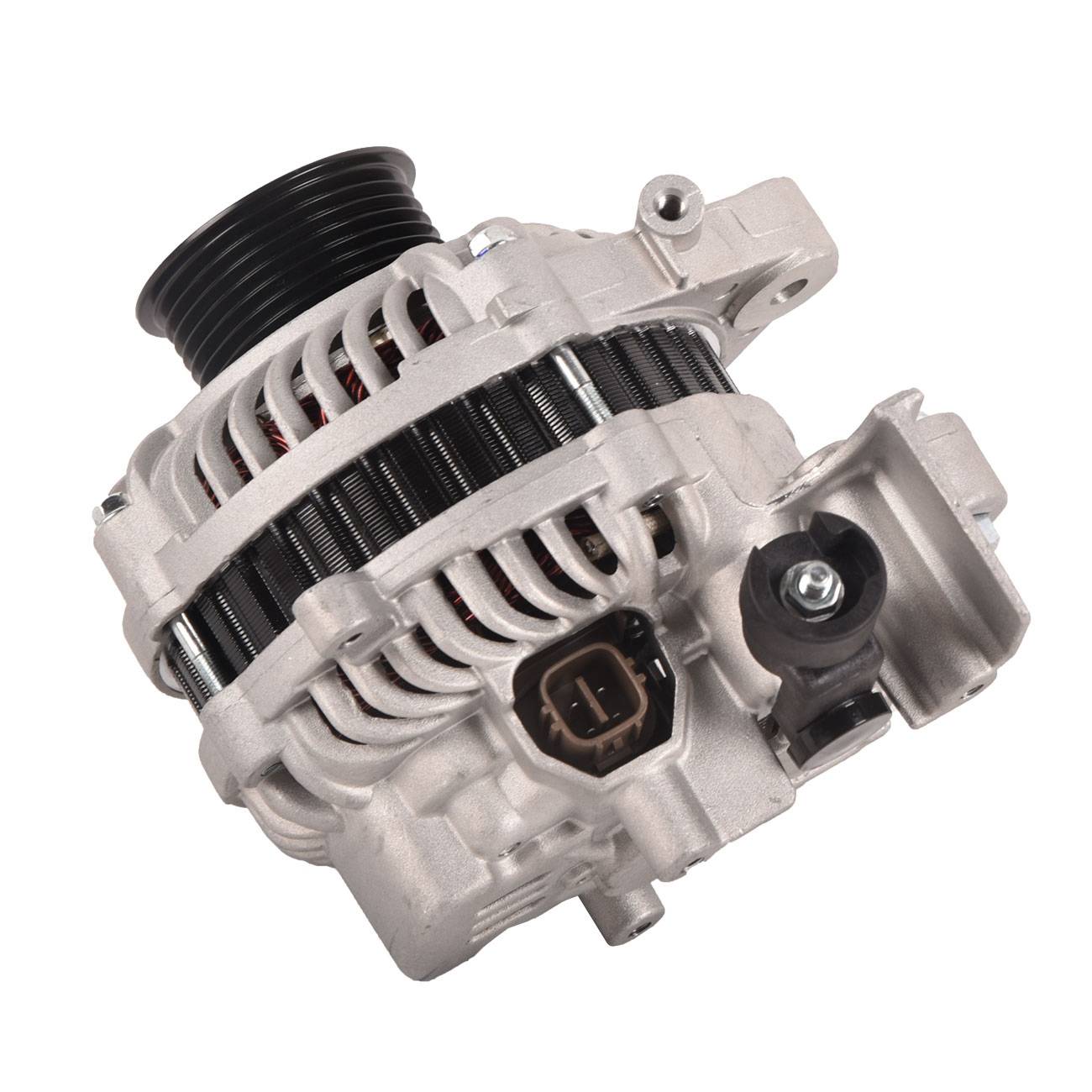Hliníkový alternátor pro Honda Civic 2006, 2007–2011 L4 1.8L 80 A 12 V, 7drážková řemenice CW A0282A0193 angle 5