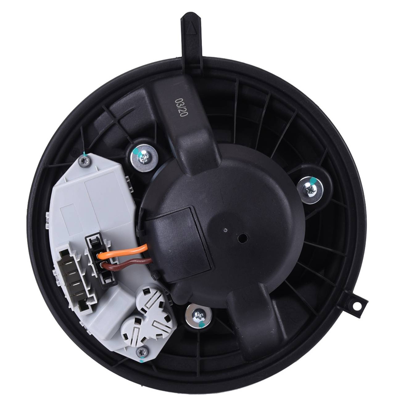 Motor ventilátoru klimatizace s regulátorem pro BMW E81, E87, E90, E84 X1, F25 X3, E89 Z4 TOPT1251006 angle 3