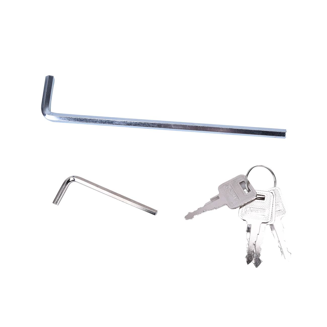 Hliníková střešní příčná tyč 93–99 cm (36,6–39 palců) se zámky, nosič zavazadel BF0834590001 angle 6