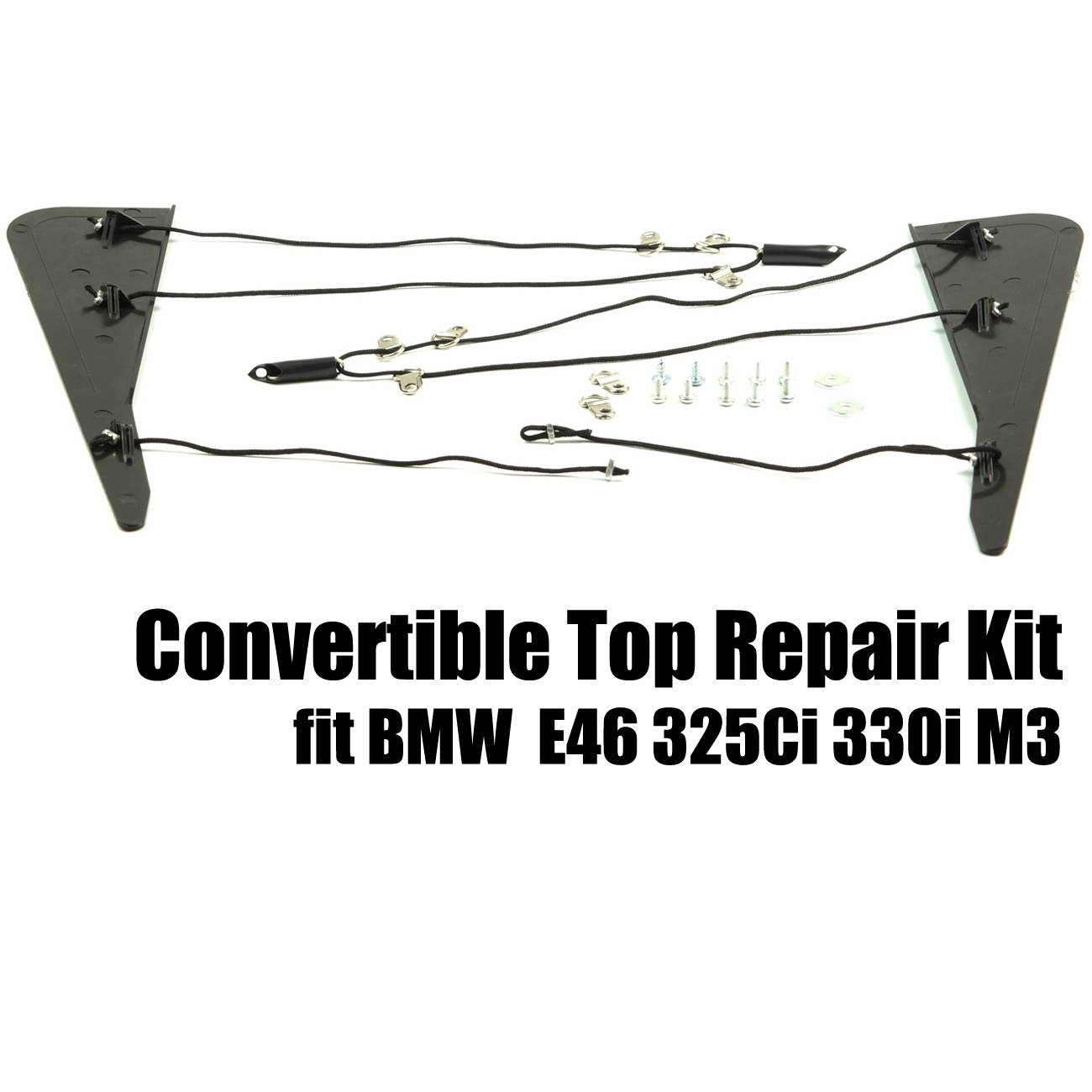 Opravná sada mechanismu skládací střechy, sloupek C, 2 díly, pro BMW E46 325Ci/330Ci/M3 54317135351 angle 5