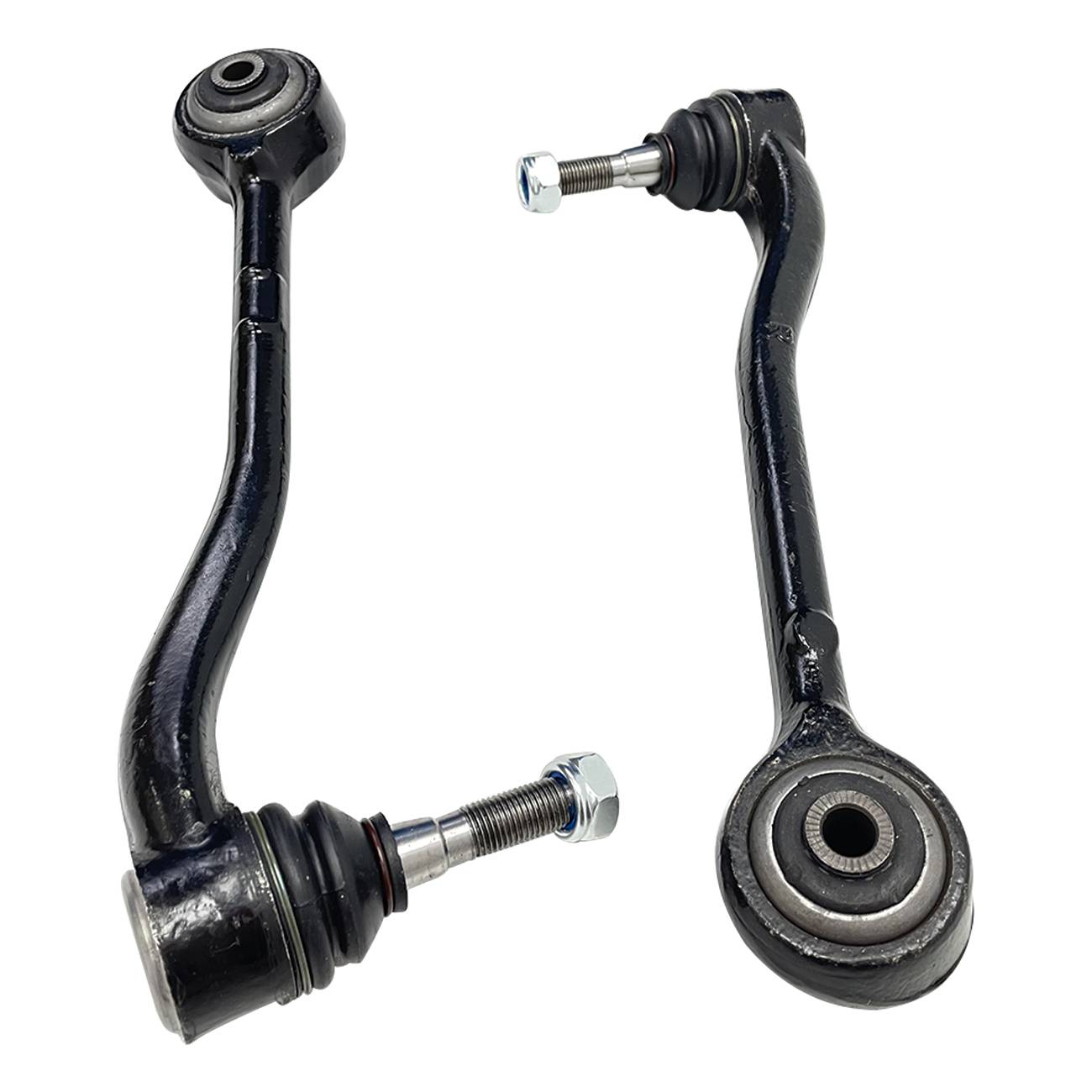 Nová sada 2 předních spodních ramen zavěšení s pouzdry pro zadní montážní polohu, levé a pravé, pro BMW X5 2000–2006 A0058A0119 angle 2