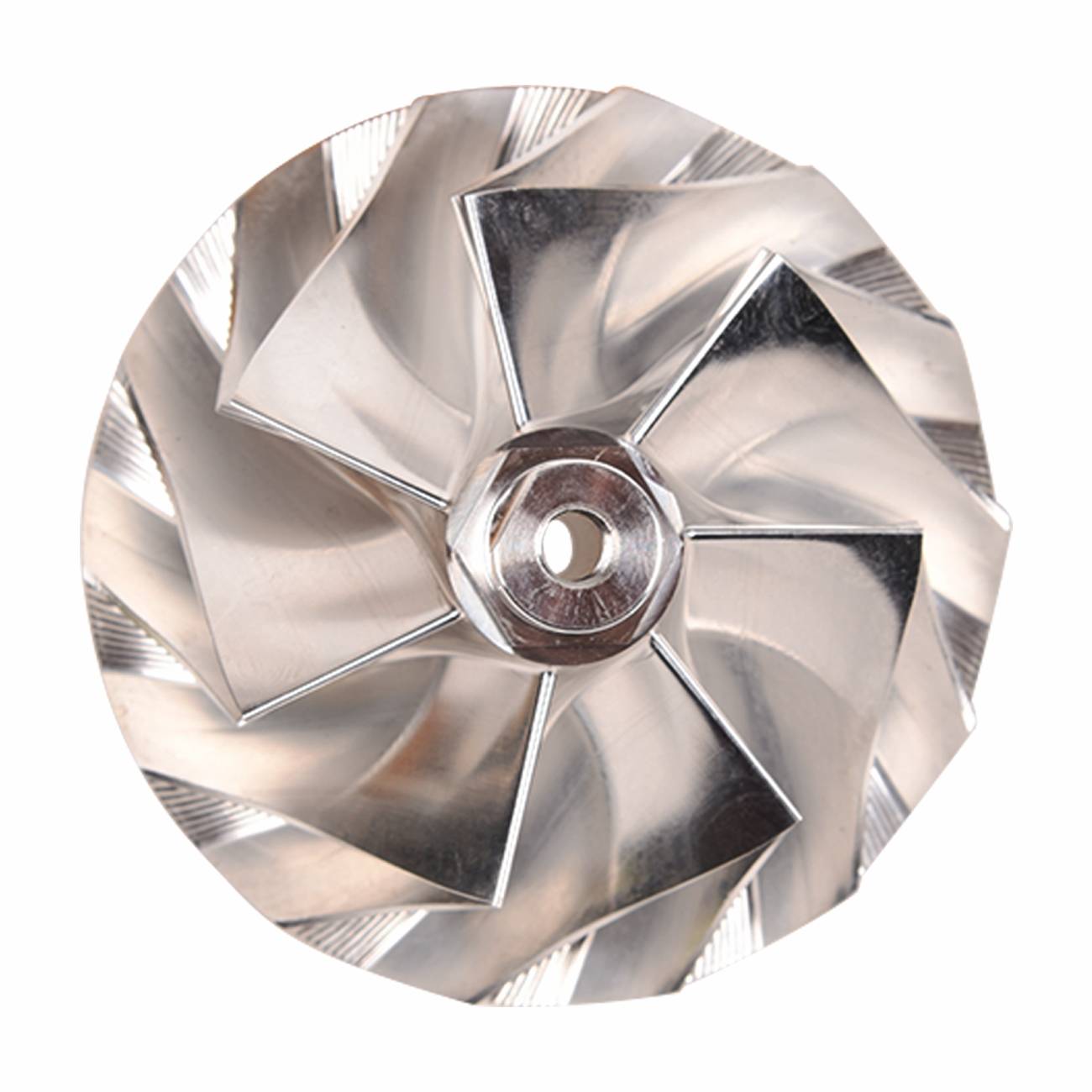 Sada na přestavbu kompresorového kola GTP38 Billet 7+7, 13 šroubů, pro Ford Powerstroke 7,3 l A0162A0035 angle 6