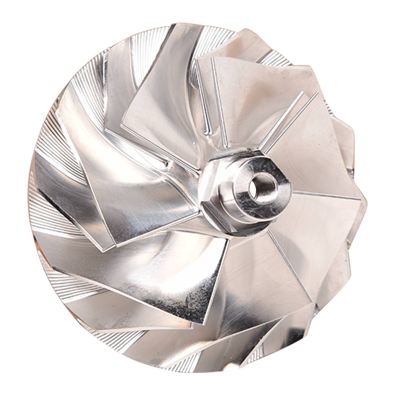 Sada na přestavbu kompresorového kola GTP38 Billet 7+7, 13 šroubů, pro Ford Powerstroke 7,3 l A0162A0035 angle 5