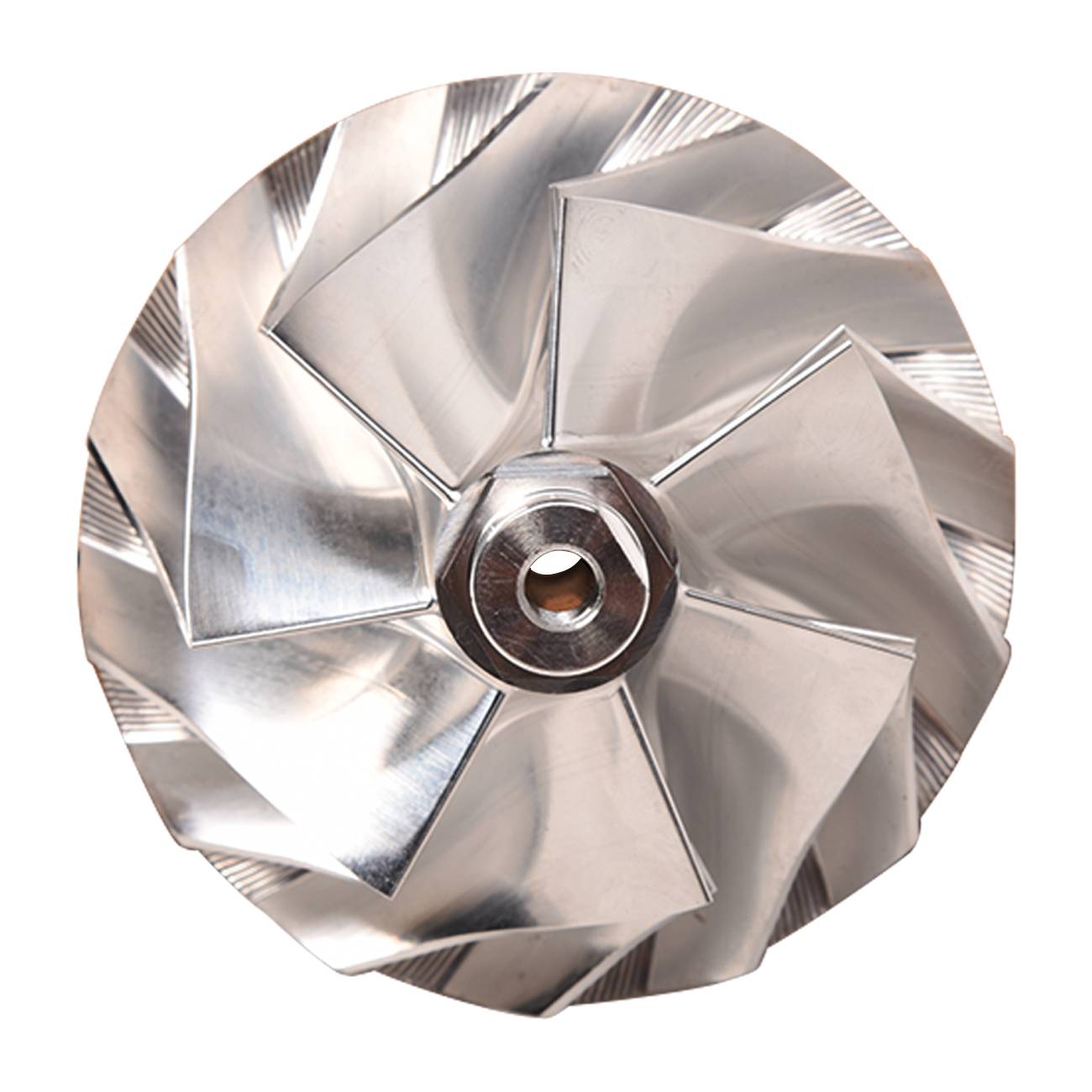 Sada na přestavbu kompresorového kola GTP38 Billet 7+7, 13 šroubů, pro Ford Powerstroke 7,3 l A0162A0035 angle 4
