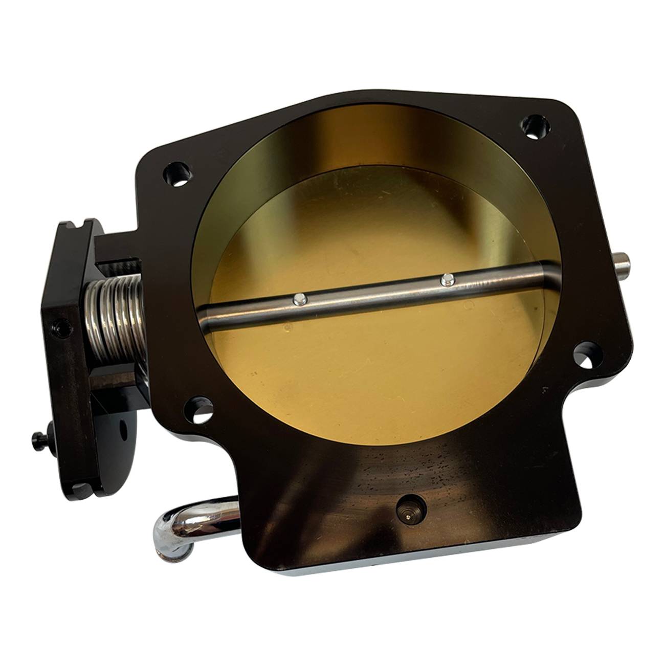 102mm Fits GM Gen III LS1 LS2 LS3 LS6 LS LS7 LSX Bolt Cable Throttle Body Black angle 5