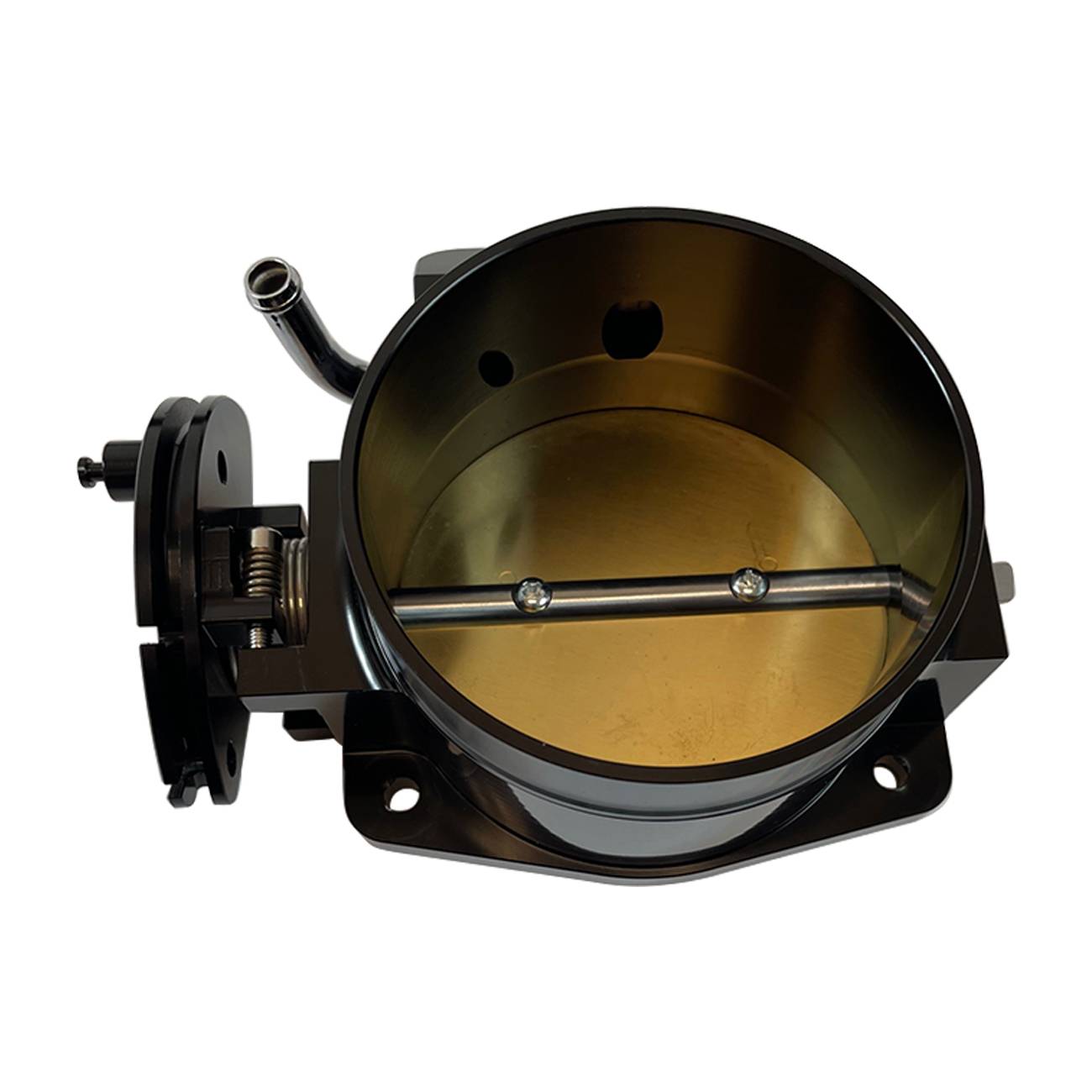102mm Fits GM Gen III LS1 LS2 LS3 LS6 LS LS7 LSX Bolt Cable Throttle Body Black angle 4