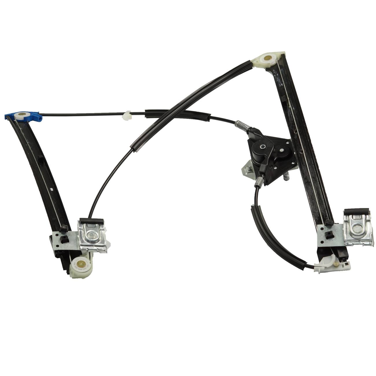 Pravý přední mechanismus stahování okna, strana spolujezdce, bez motoru, VW Derby 1995-2008 / Van 2006-2009 ATPP1314126019