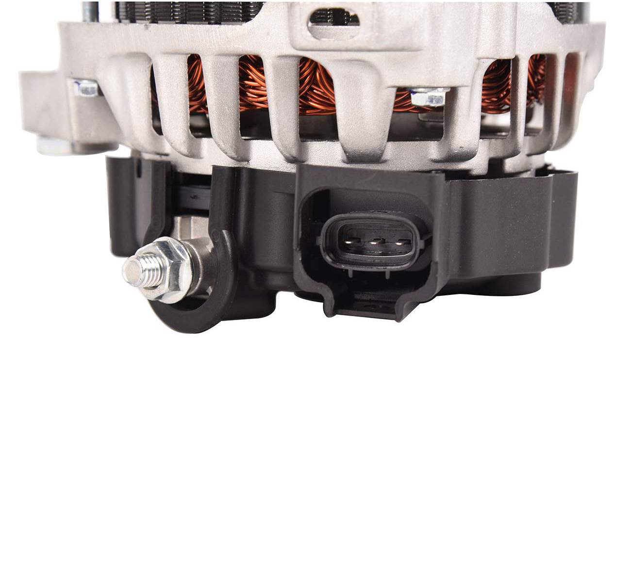 Nový náhradní alternátor 12 V 90 A s řemenicí overdrive pro Hyundai Accent Veloster Kia Rio A0282A0016 angle 7