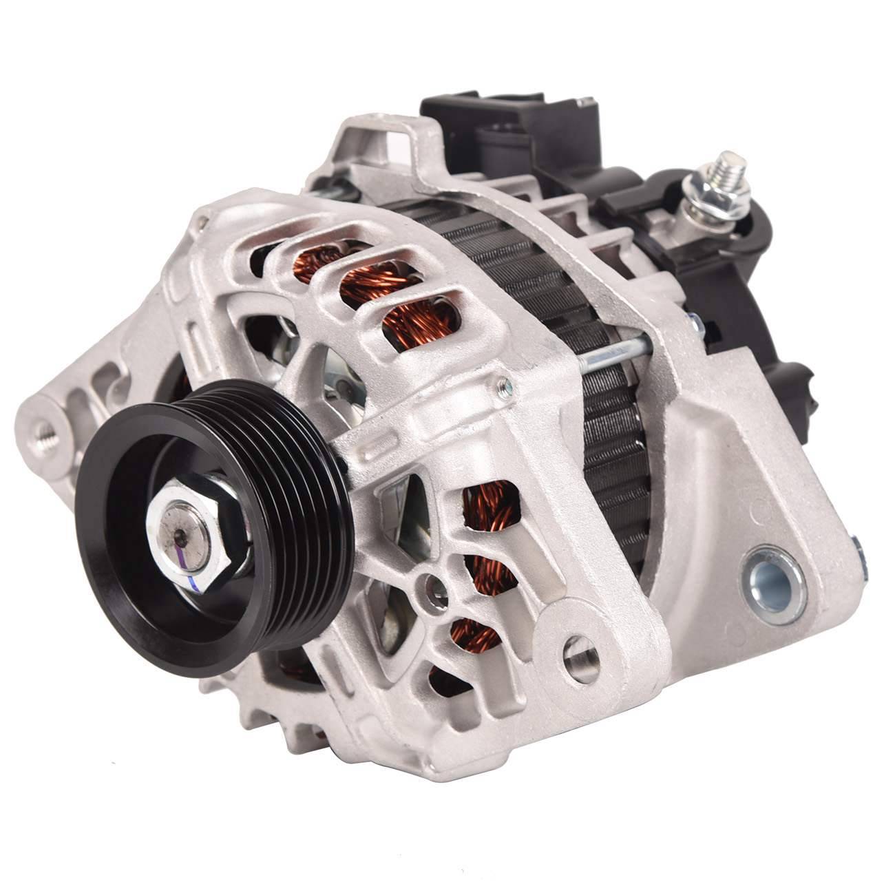 Nový náhradní alternátor 12 V 90 A s řemenicí overdrive pro Hyundai Accent Veloster Kia Rio A0282A0016 angle 3