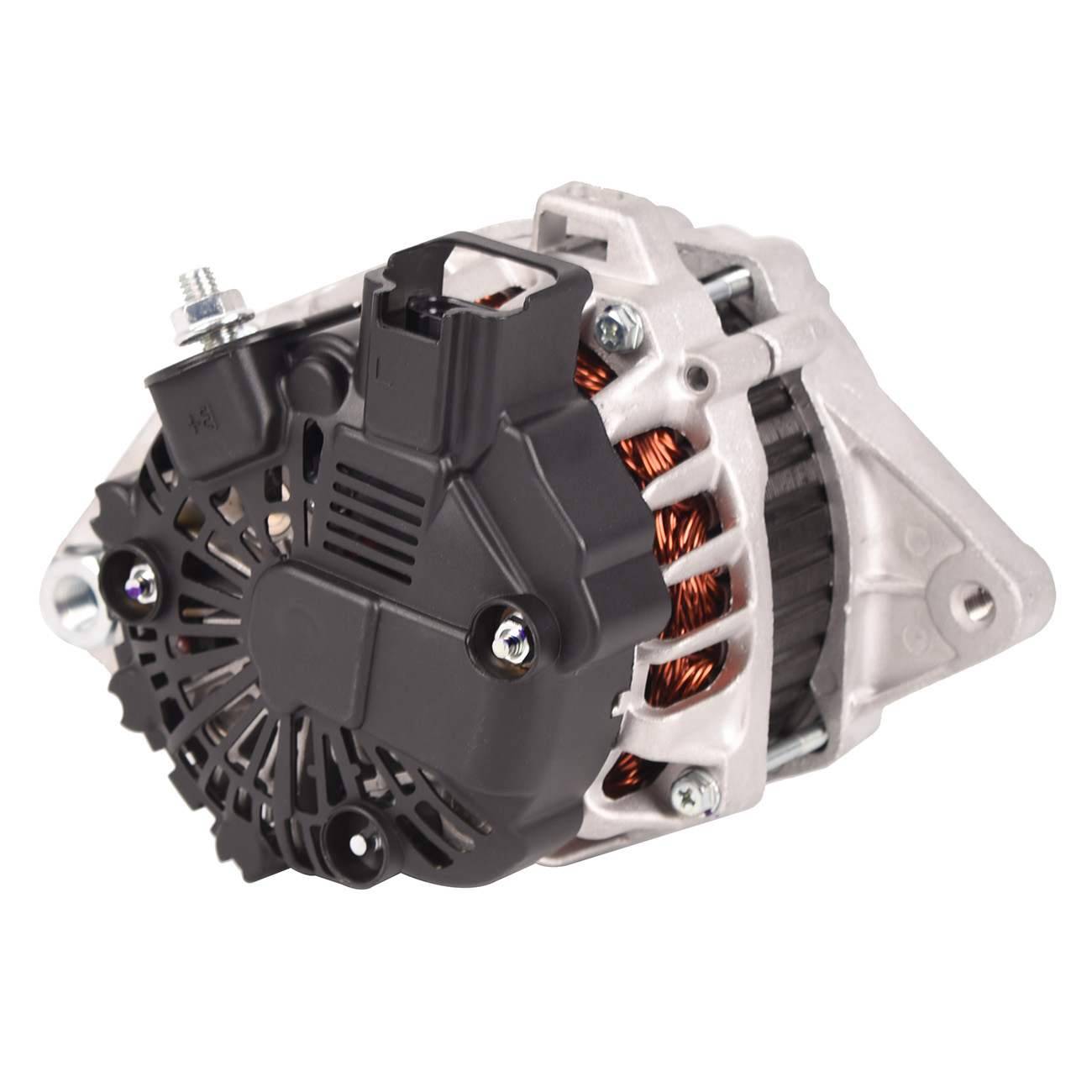 Nový náhradní alternátor 12 V 90 A s řemenicí overdrive pro Hyundai Accent Veloster Kia Rio A0282A0016 angle 4