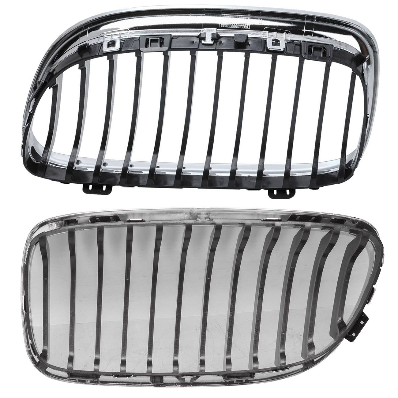 Sada černých předních ledvinových mřížek levá a pravá, 2 kusy, BMW E90 E91 LCI 323i 325i 330i 335i BK0112430087 angle 2