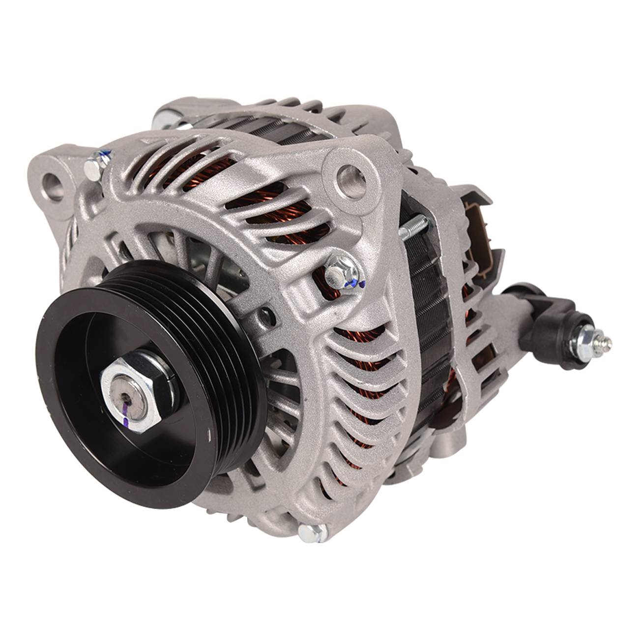 Alternátor 12 V 110 A pro Mitsubishi Lancer Outlander 2004–2006 2.4L CW, 6drážkový A0282A0033 angle 4