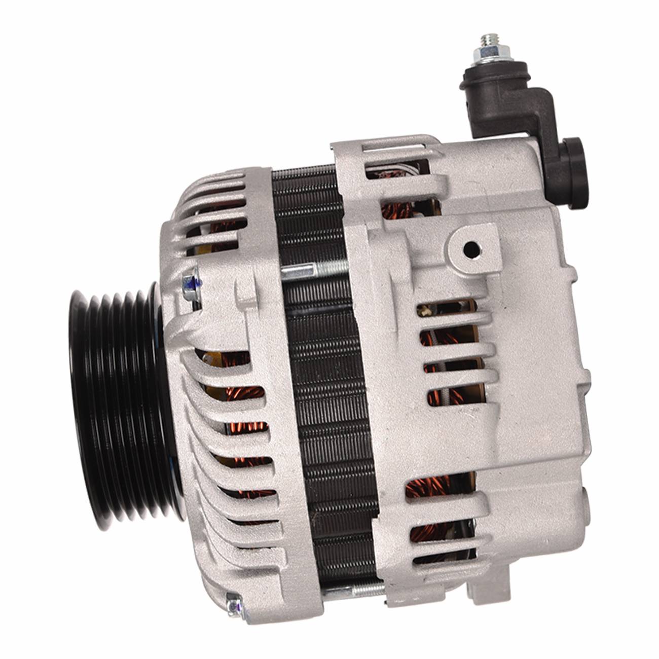 Alternátor 12 V 110 A pro Mitsubishi Lancer Outlander 2004–2006 2.4L CW, 6drážkový A0282A0033 angle 6