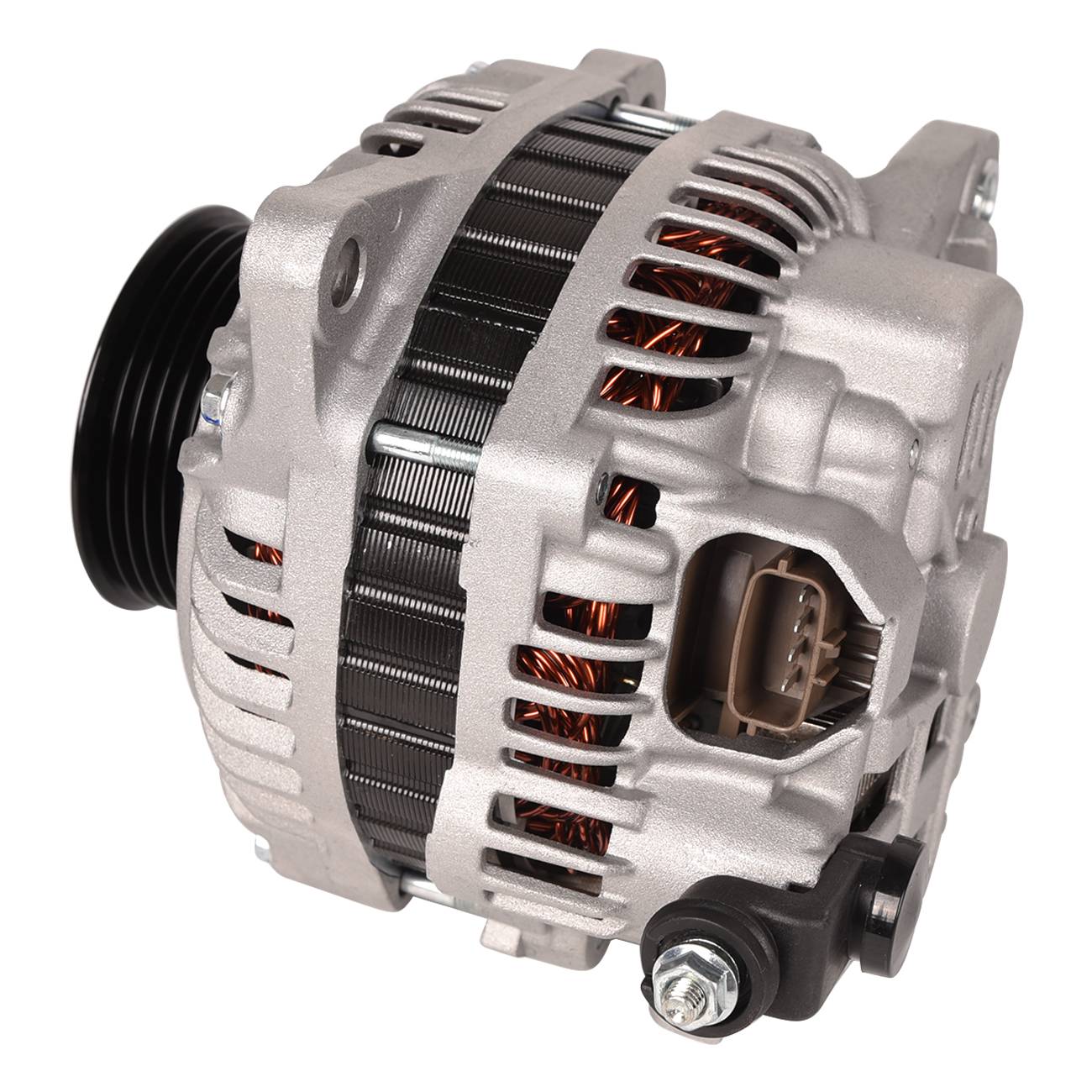 Alternátor 12 V 110 A pro Mitsubishi Lancer Outlander 2004–2006 2.4L CW, 6drážkový A0282A0033 angle 7