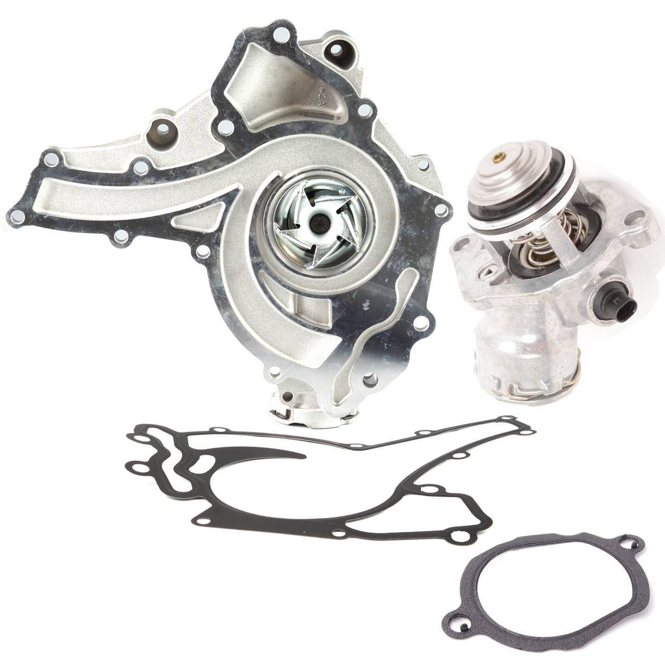 Sada 2 ks: vodní čerpadlo + těsnění + termostat pro Mercedes W204 W211 W251 W164 TOPT11KIT001 angle 3