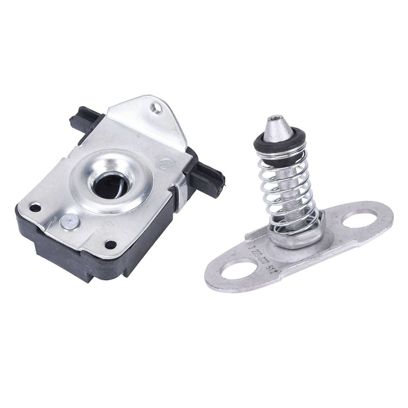 Sada 2 spodních a horních západek zámku kapoty pro BMW E39 E46 E53 51238229807 angle 2