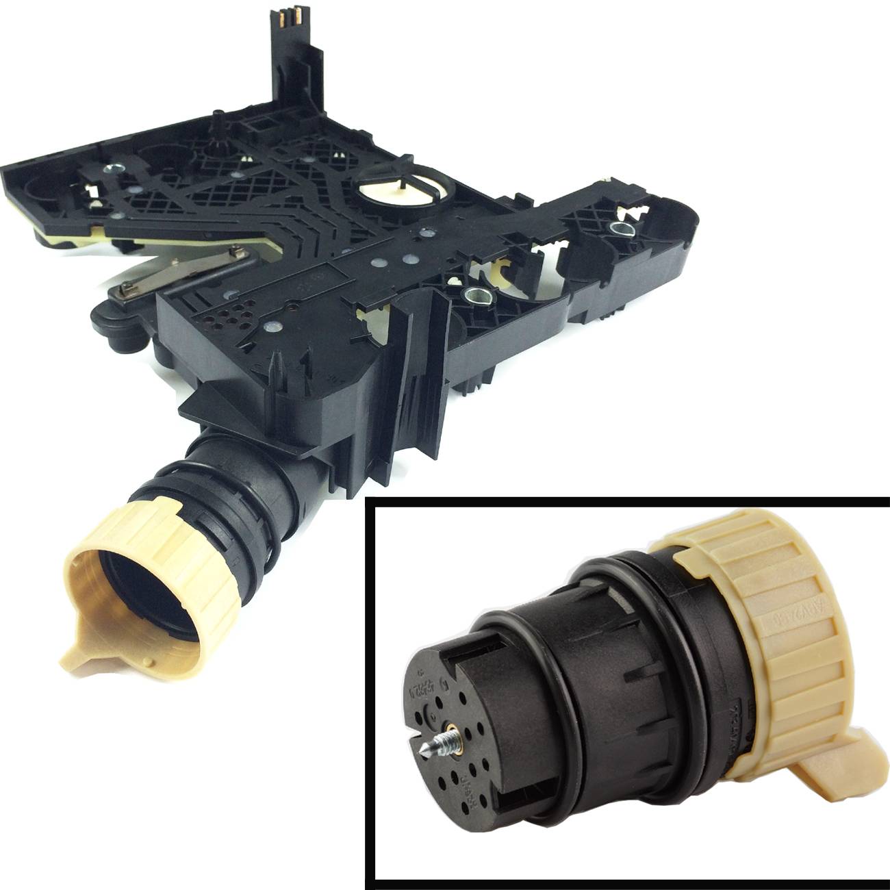 4dílná sada vodicí desky převodovky, konektoru, filtru a těsnění pro Mercedes-Benz 722.6 BACB11-KIT002 angle 4