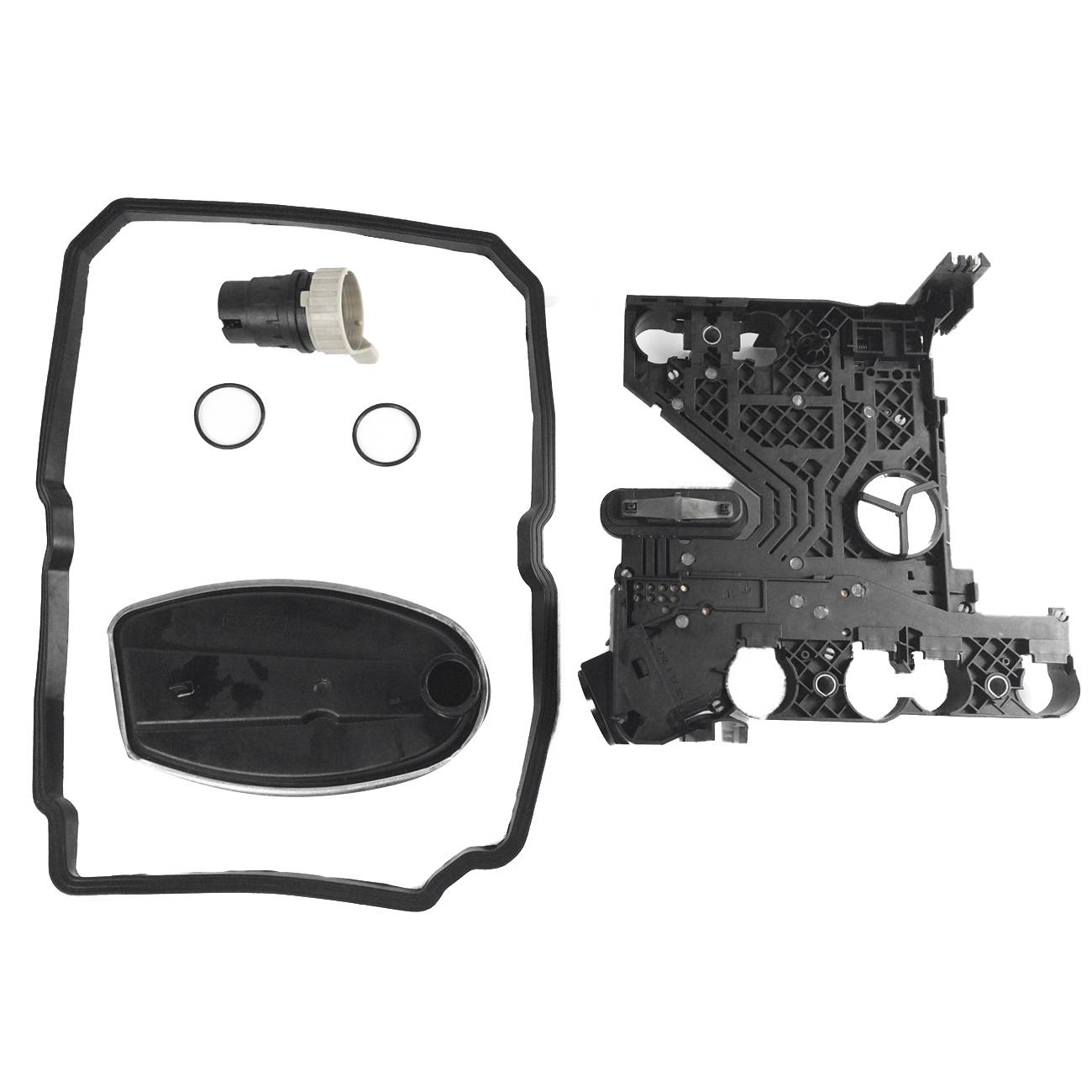 4dílná sada vodicí desky převodovky, konektoru, filtru a těsnění pro Mercedes-Benz 722.6 BACB11-KIT002