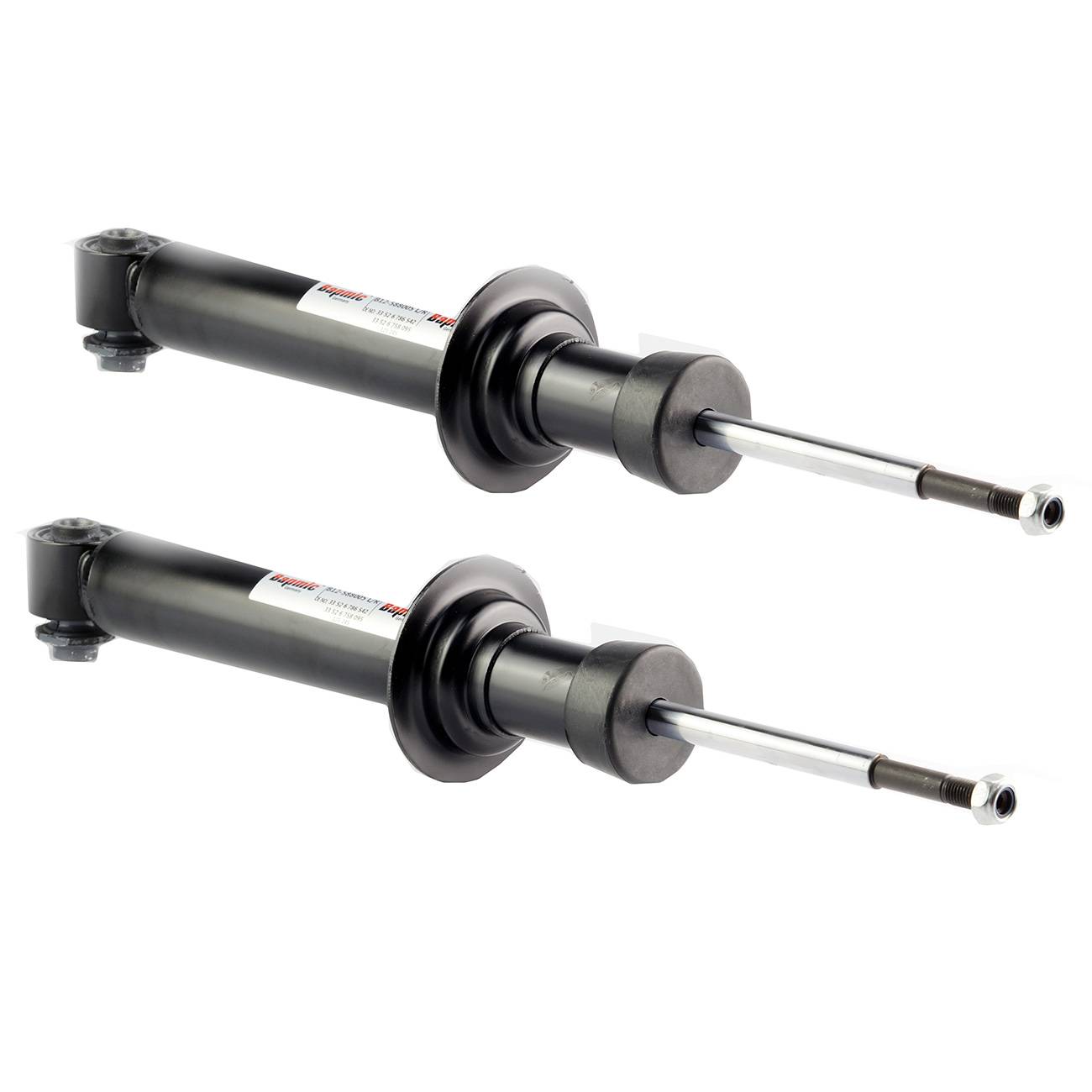 Zadní levý a pravý tlumič pérování, pár, pro BMW E65 E66 745 750 2002–2008 33526786542 ［原文备注：销库存］ angle 3