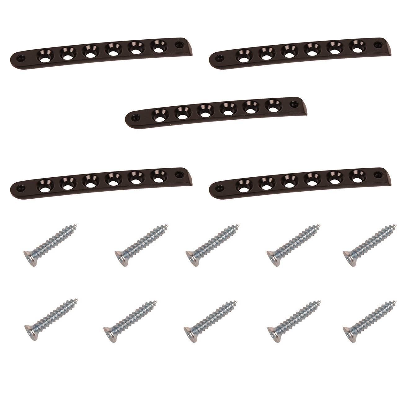 5x Door Grab Handle Tailgate Bar Trim Insert Cover For Jeep Wrangler JK Aluminum angle 2