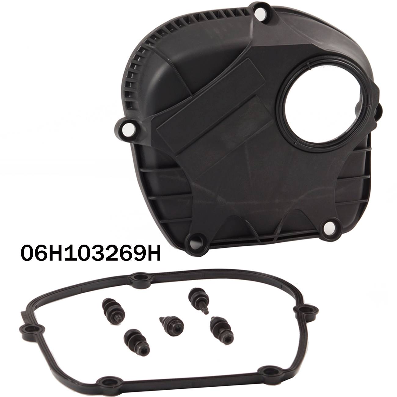 Horní kryt rozvodového řetězu motoru s těsněním ACM pro VW Jetta Golf GTI CC Audi A3 A4 A6 VAG06H103269J-099F
