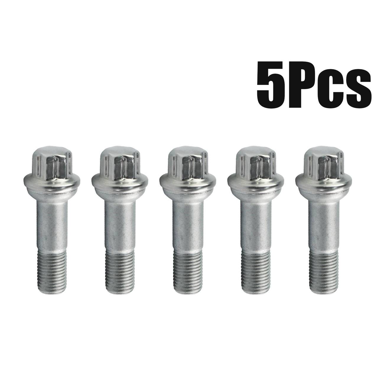 5 nerezových šroubů kol s pouzdrem, délka 2 5/8 palce, pro Mercedes W164 W166 X204 W221 C216 BACB11-U24021 angle 2
