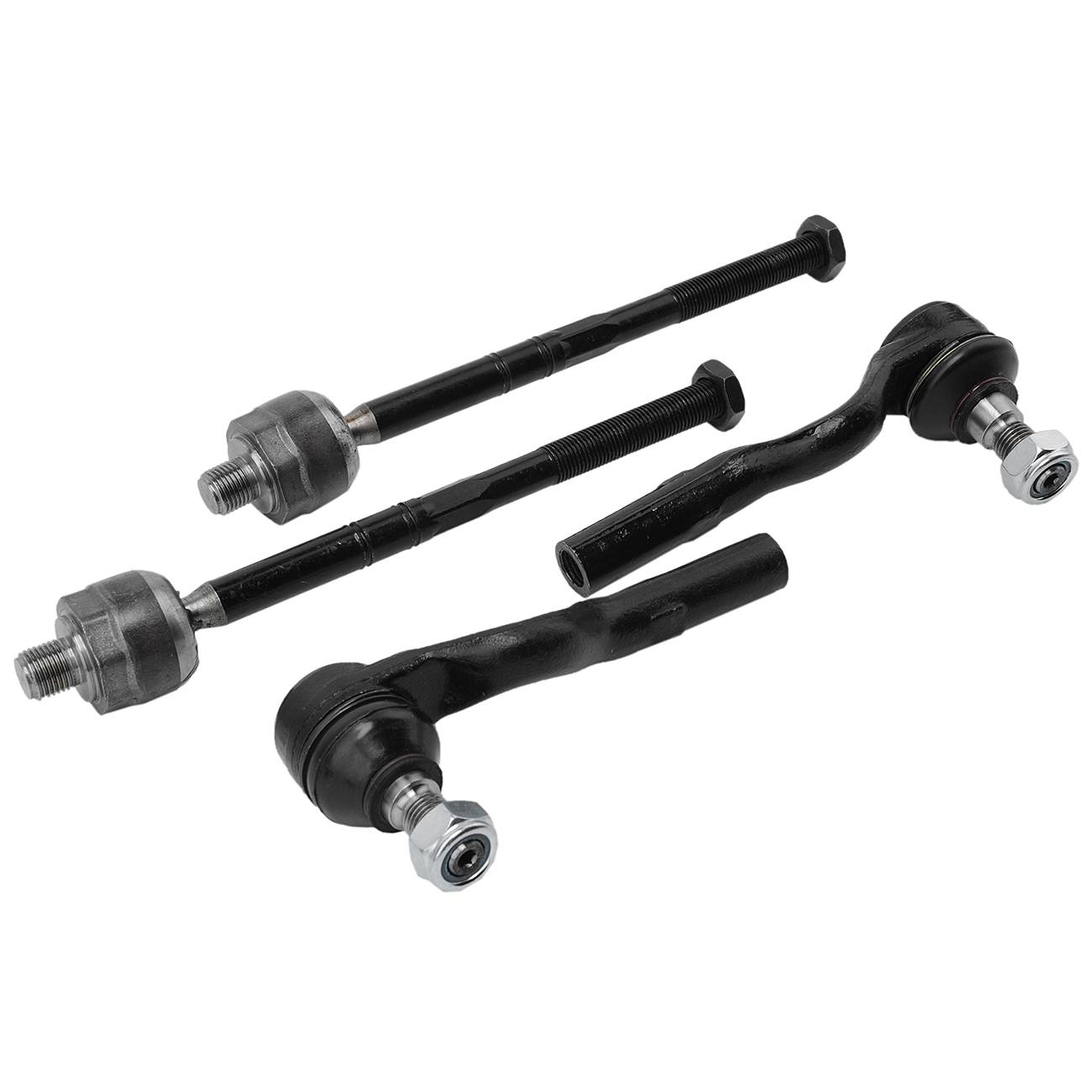 For Mercedes Left Right Inner Outer Tie Rod Ball Joint Kit Kits set 4 angle 2