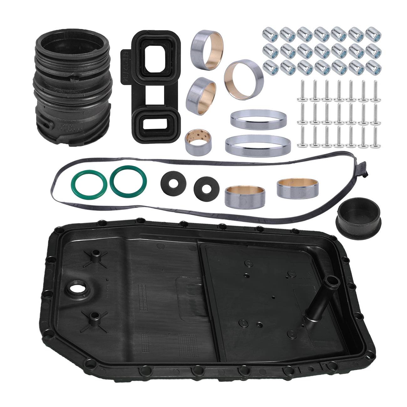 Opravná sada olejové vany převodovky, těsnicí objímky, adaptéru a pouzdra, 66 kusů, BMW E90 E60 BK0538050002 angle 2