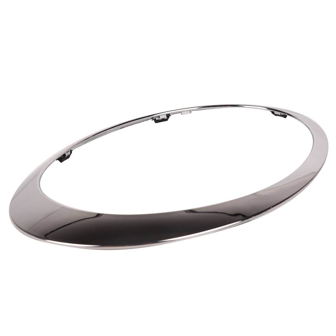 Pravý chromovaný rámeček světlometu Mini Cooper 2007–2015 51137149906 angle 3