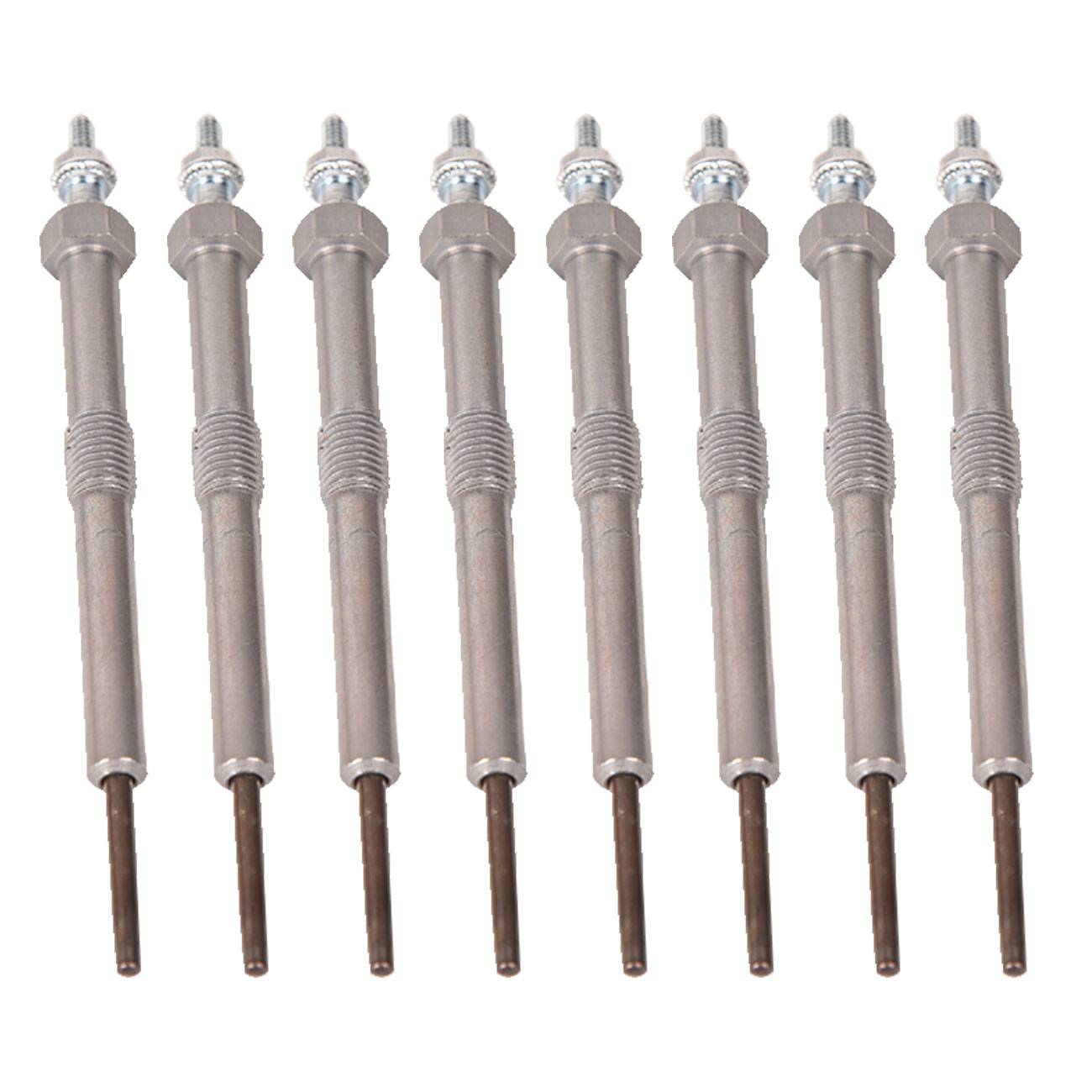 8 candelette per GM LMM LML LBZ Silverado Sierra Duramax 6.6L Diesel 12639701