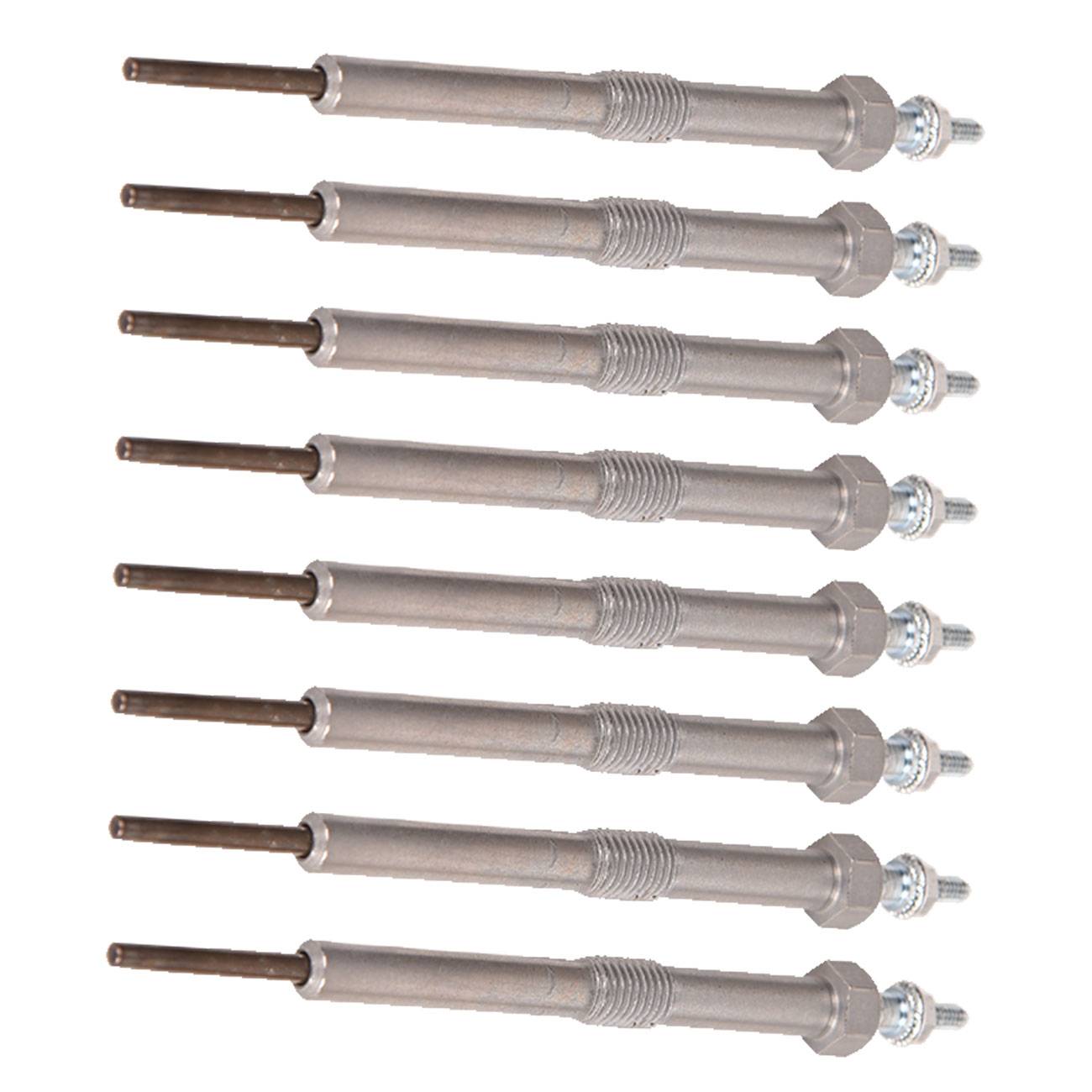 8 candelette per GM LMM LML LBZ Silverado Sierra Duramax 6.6L Diesel 12639701 angle 2
