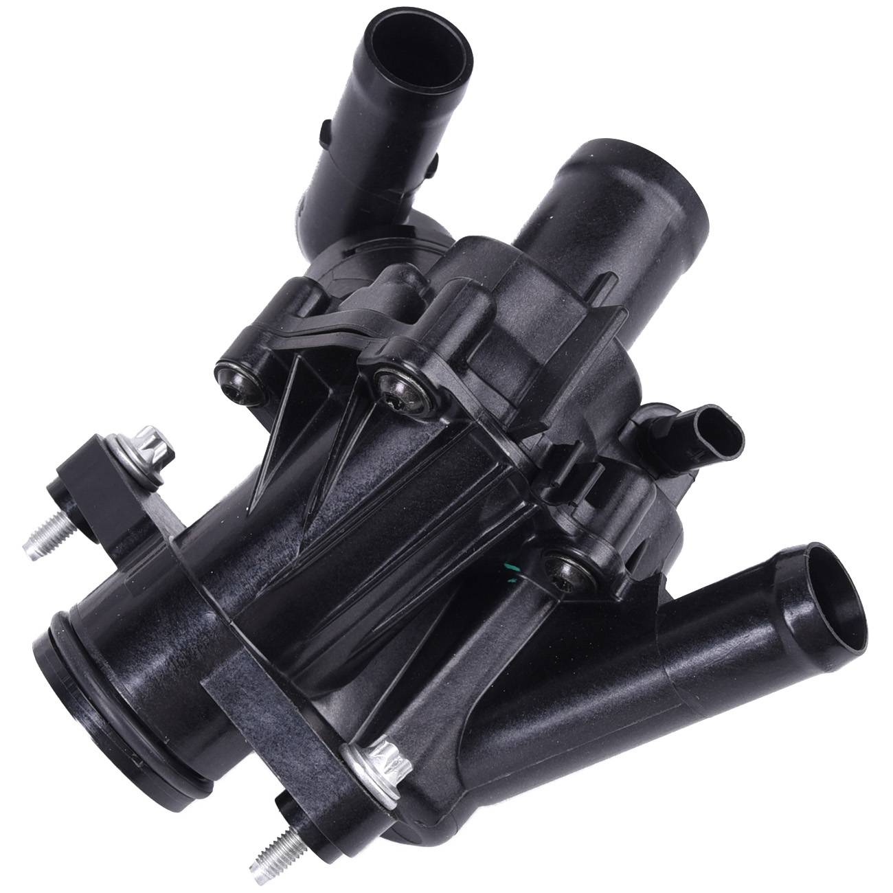 Nové těleso elektronického termostatu chladicí kapaliny Mercedes-Benz GLA250 GLA45 AMG Base 2.0L A0141A0017 angle 4