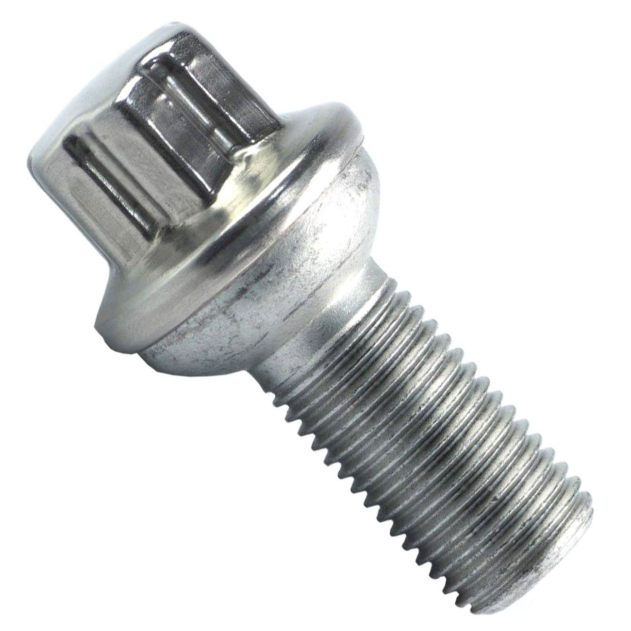 20 nerezových šroubů kol s pouzdrem, délka 2 palce, pro Mercedes C207 W204 W212 W221 W211 C216 0009905107 angle 2