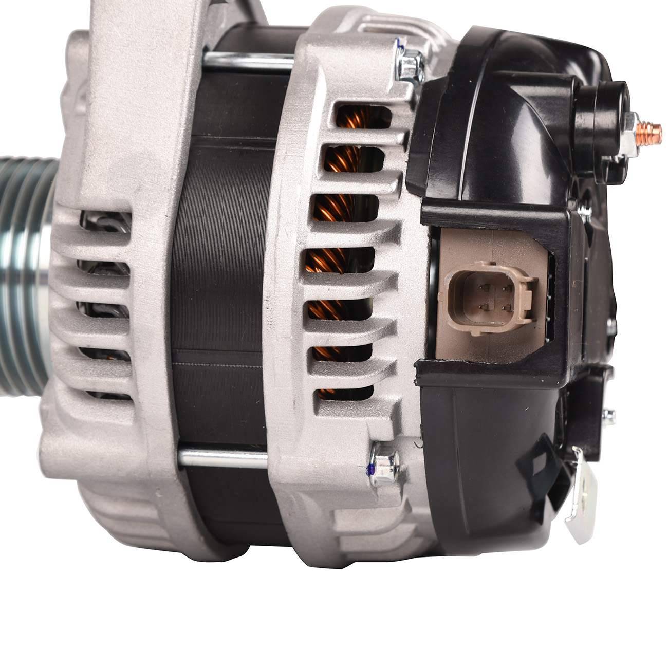 Alternátor 12 V 130 A s řemenicí overdrive pro Acura TSX 2009–2014 Honda Accord 2008–2012 2.4L CW, 7drážkový A0282A0022 angle 7